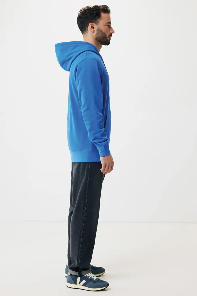 IQONIQ Rila Lightweight Hoodie aus recycelter Baumwolle, Königsblau – Bild 6