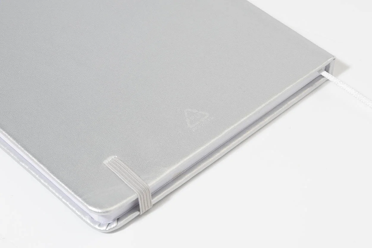 RPU-Notizbuch Oropuk A5, silber – Bild 4
