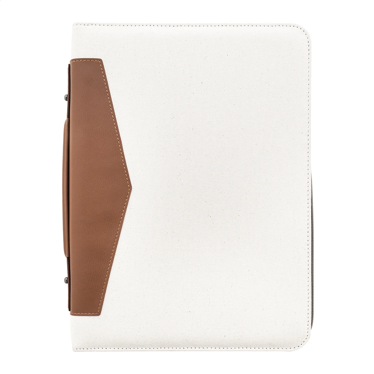 Dokumentenmappe Carbasa Zip aus recyceltem Canvas, natur – Bild 3