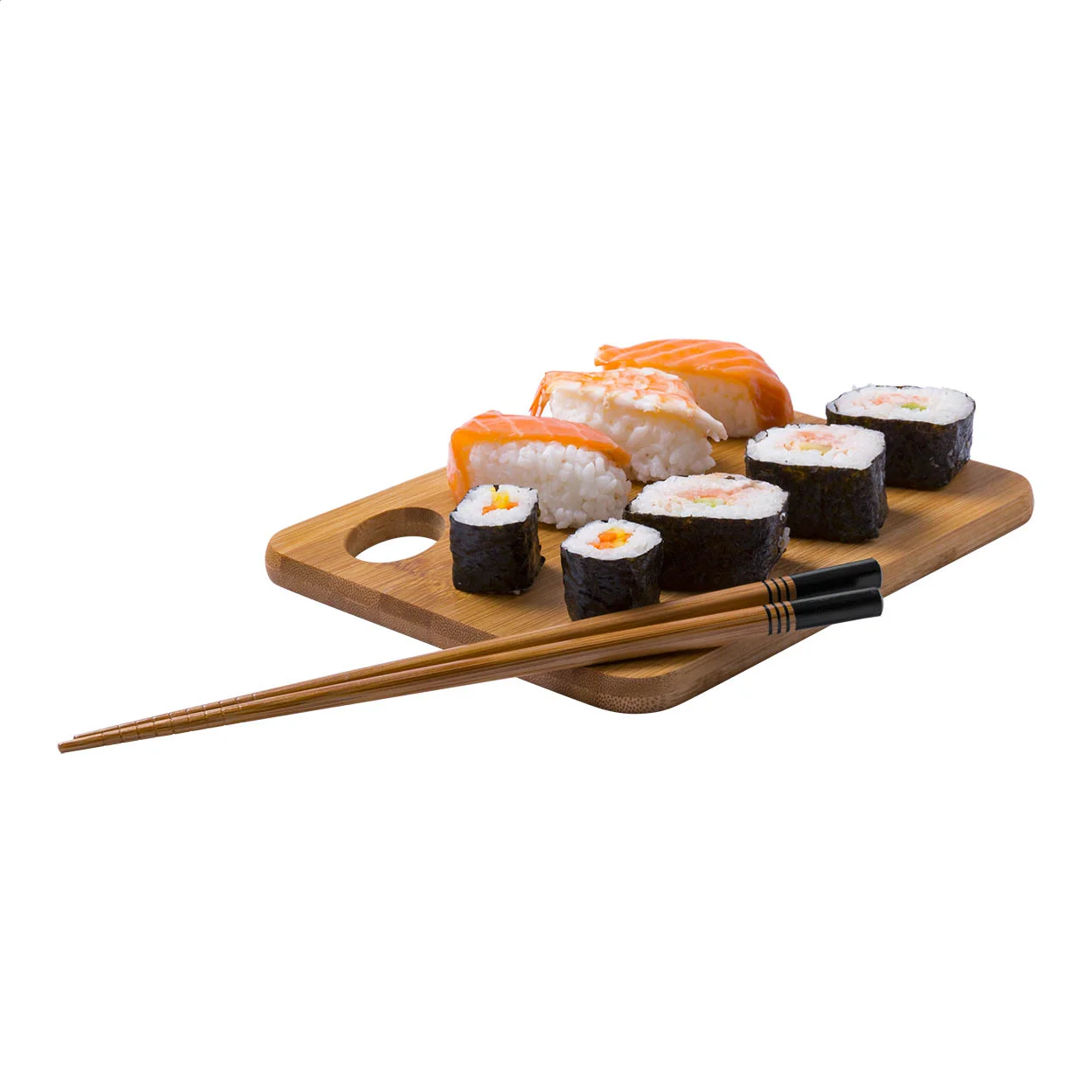 Essstäbchen Temaki, schwarz, natur – Bild 2