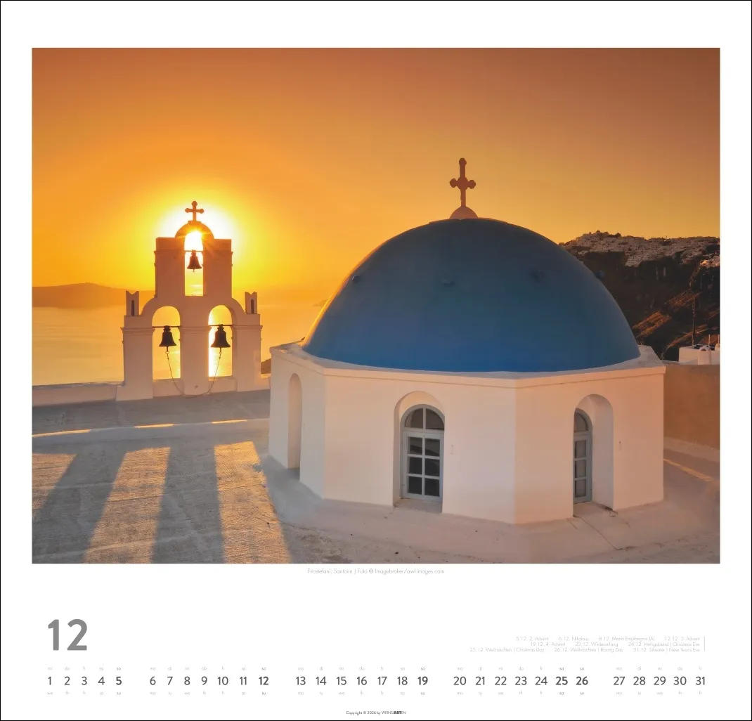 Griechische Inseln Wandkalender 2027 – Bild 13