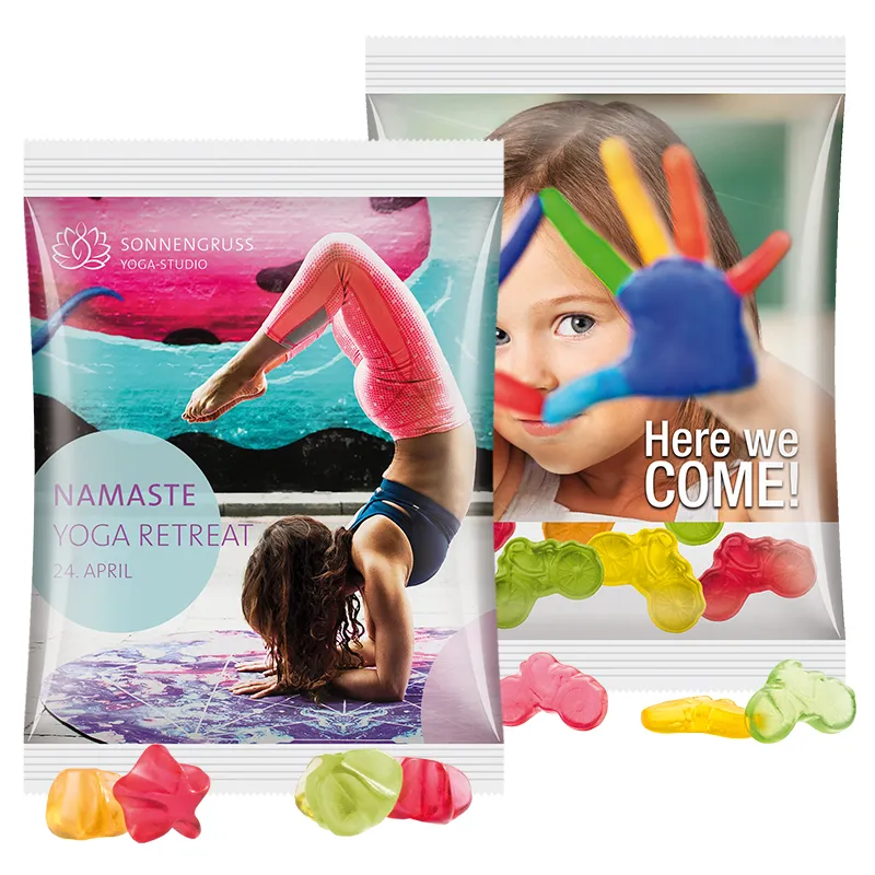 Maxitüte, weiße Folie, Trolli Fruchtgummi Flugzeuge, weiß – Bild 4
