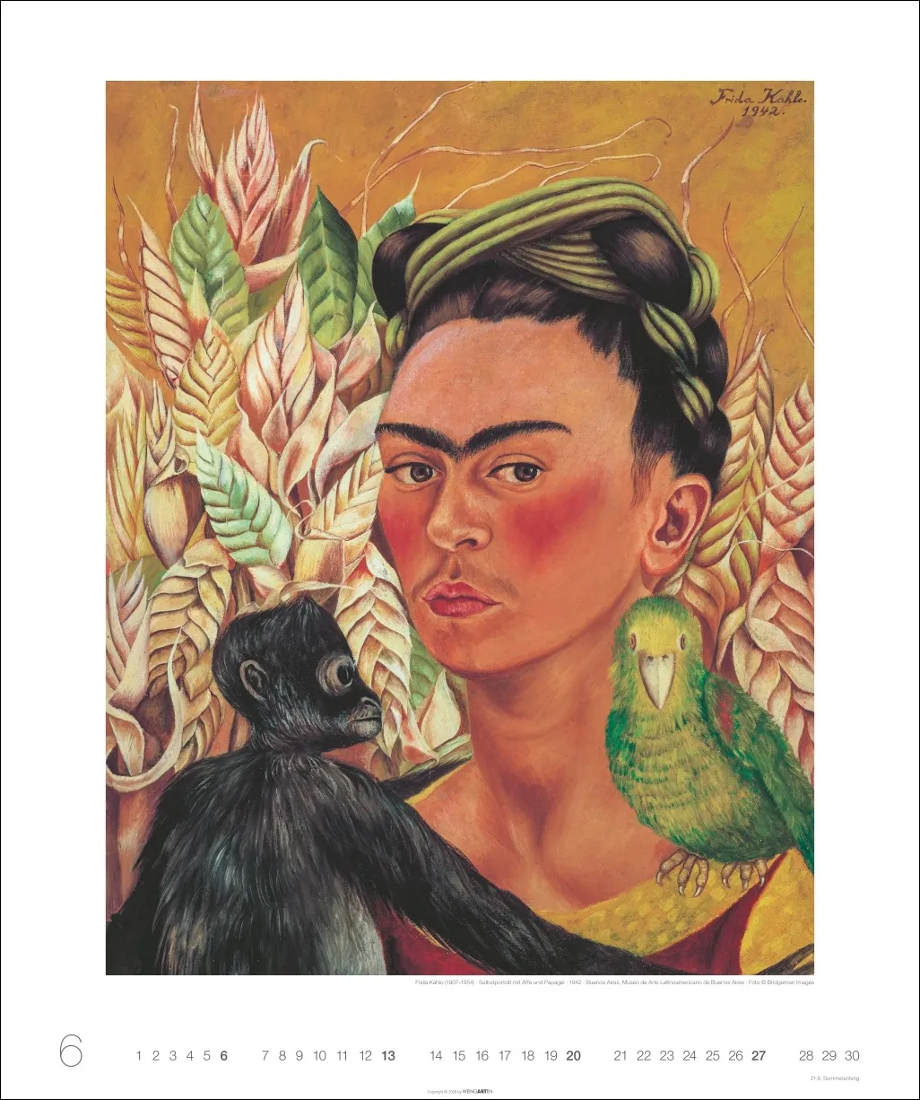 Frida Kahlo Edition Wandkalender 2027 – Bild 7