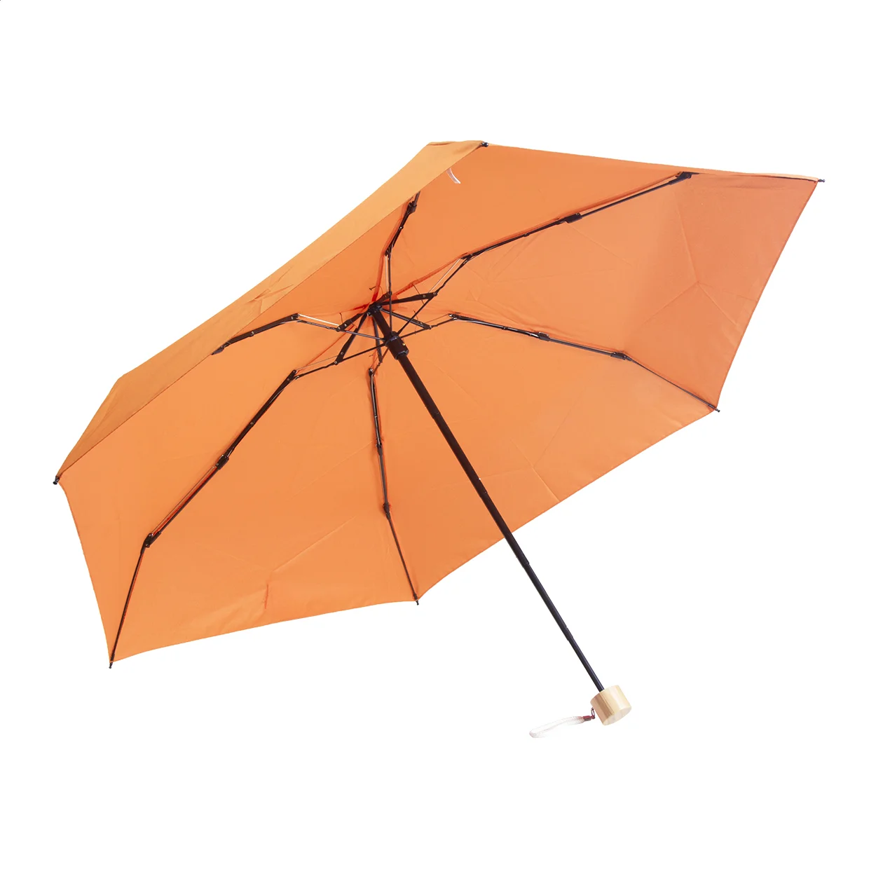 RPET Mini-Regenschirm Miniboo, orange – Bild 3