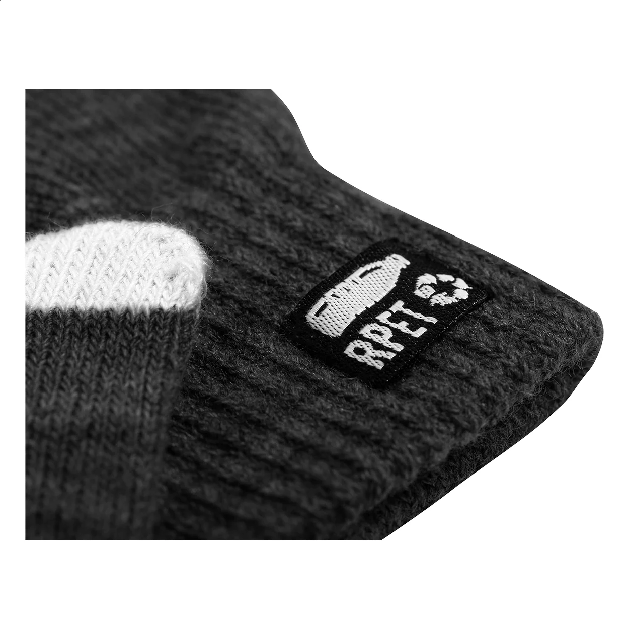 RPET Touchscreen-Handschuhe Retap, schwarz – Bild 3