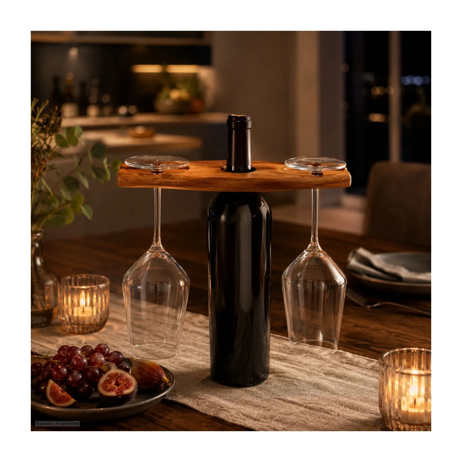 Geschenkset / Präsenteset: Weinabend für Zwei, grau – Bild 17