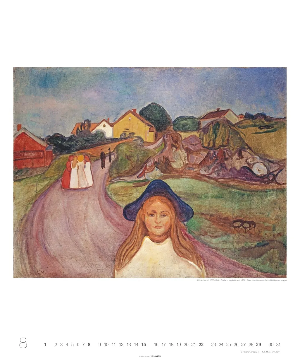 Edvard Munch Edition Wandkalender 2027 – Bild 9