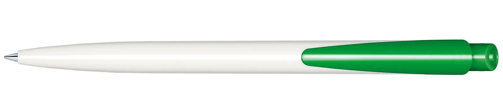 Dart Polished Basic Druckkugelschreiber, Weiß - Grün 347 – Bild 3