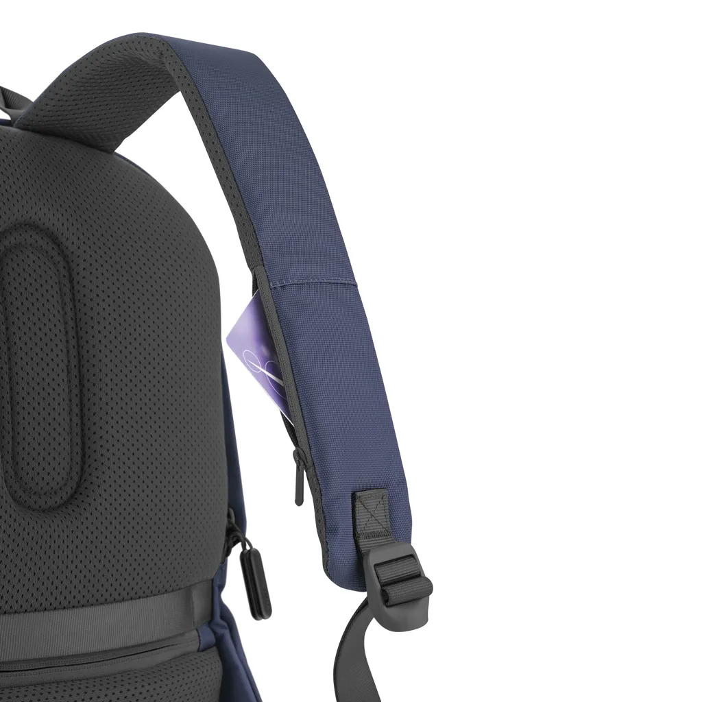 Bobby Soft, Anti-Diebstahl-Rucksack, navy blau – Bild 9