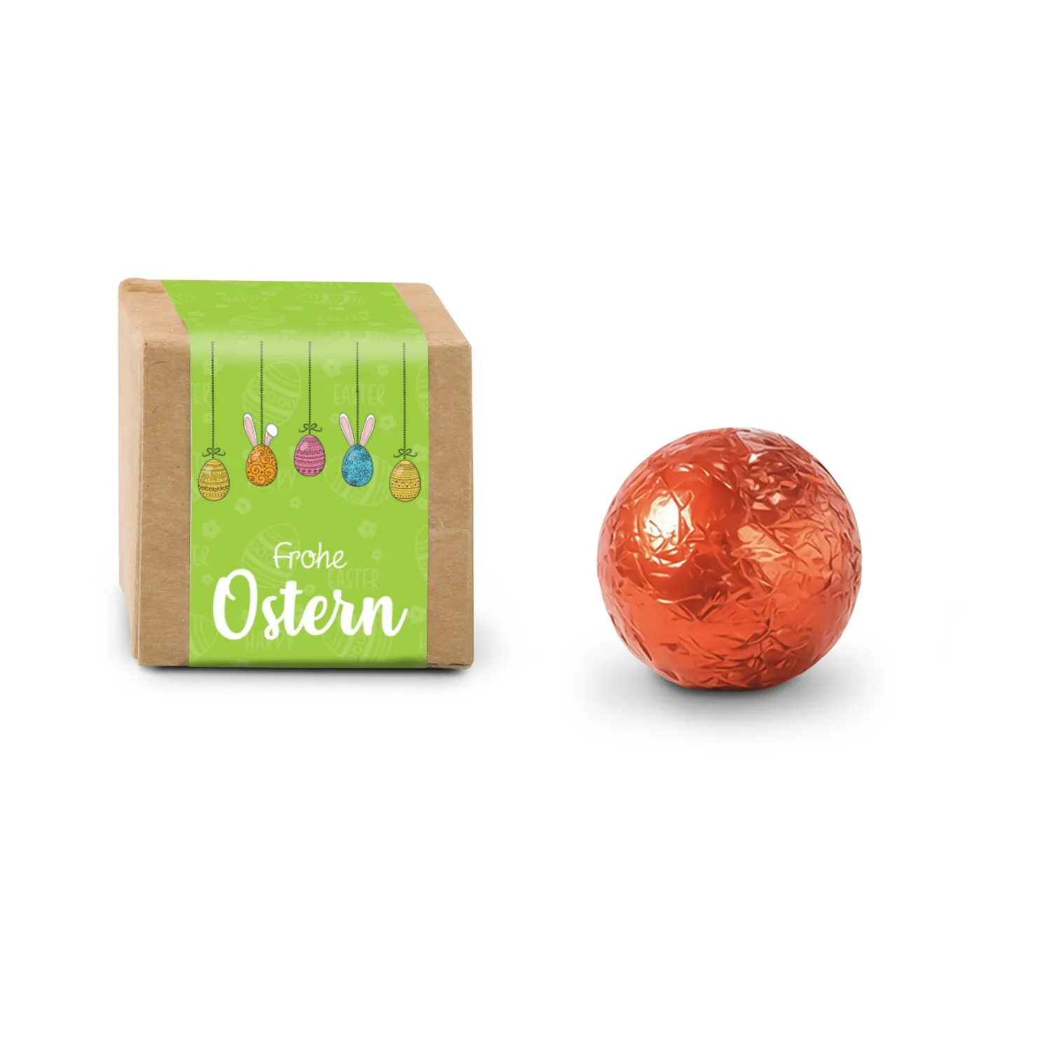 Geschenkset / Präsenteset: Pralinen-Gruß Ostern, braun – Bild 3