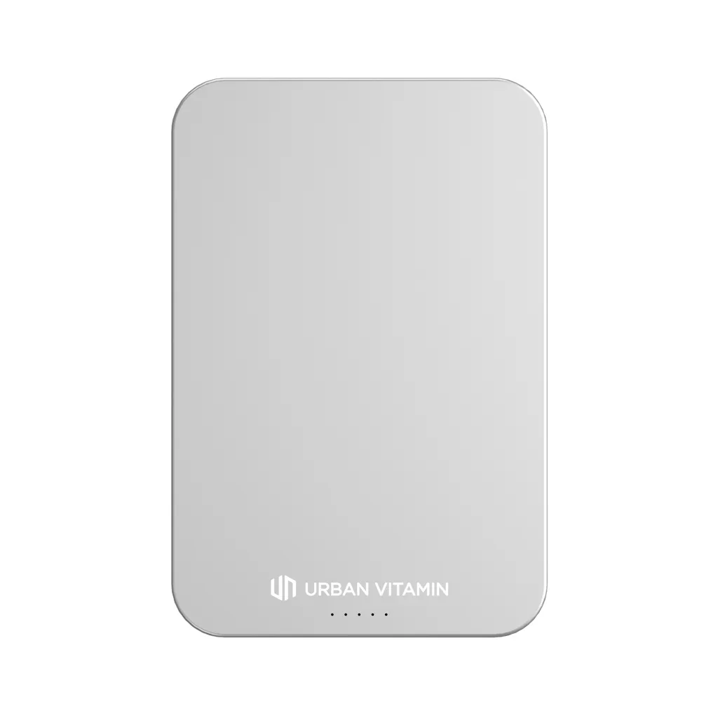 Urban Vitamin Compton 10000mAh Powerbank aus RCS Plastik/Alu, silber – Bild 9