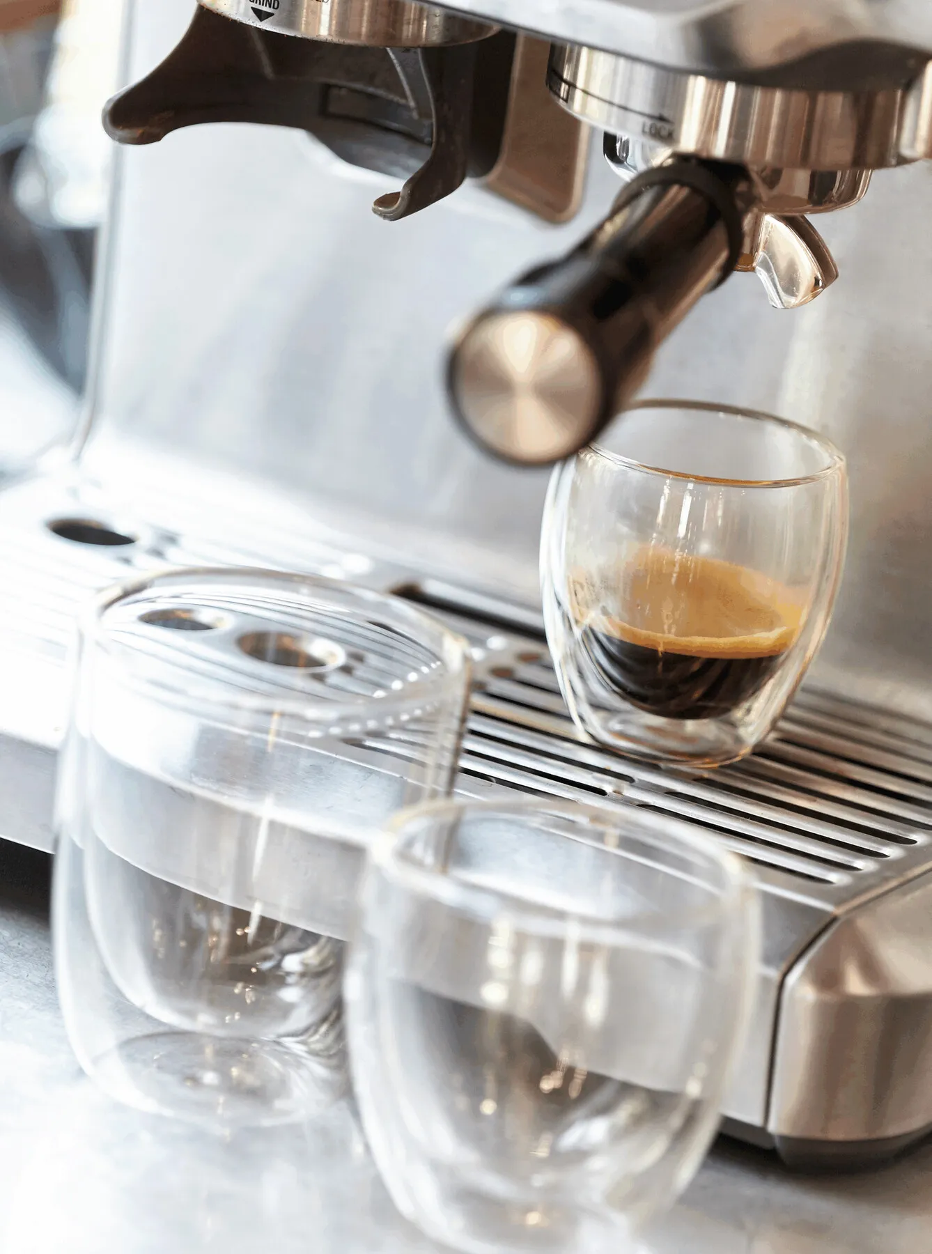 DRINK LINE S - Gläser-Set, doppelwandig: 2er-Set transparent, transparent – Bild 11