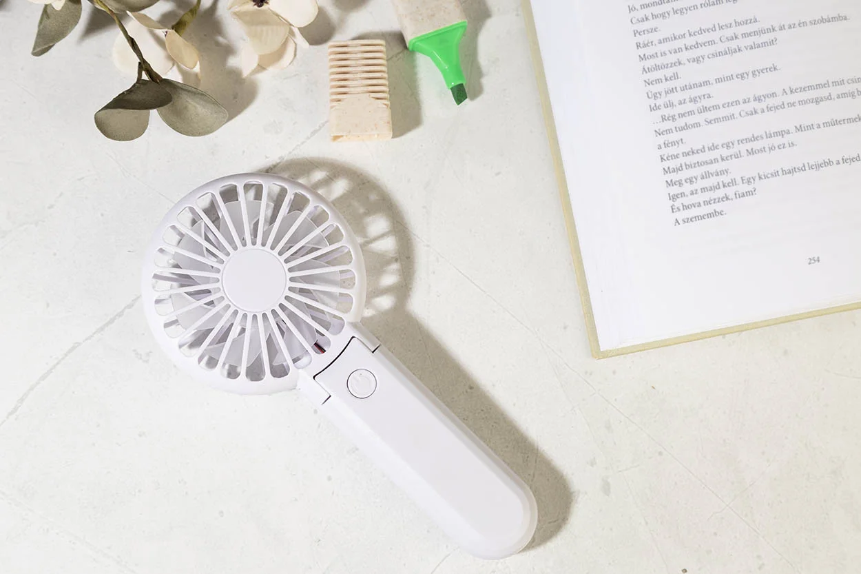 RABS Wiederaufladbarer Handventilator Chilly, weiß – Bild 8