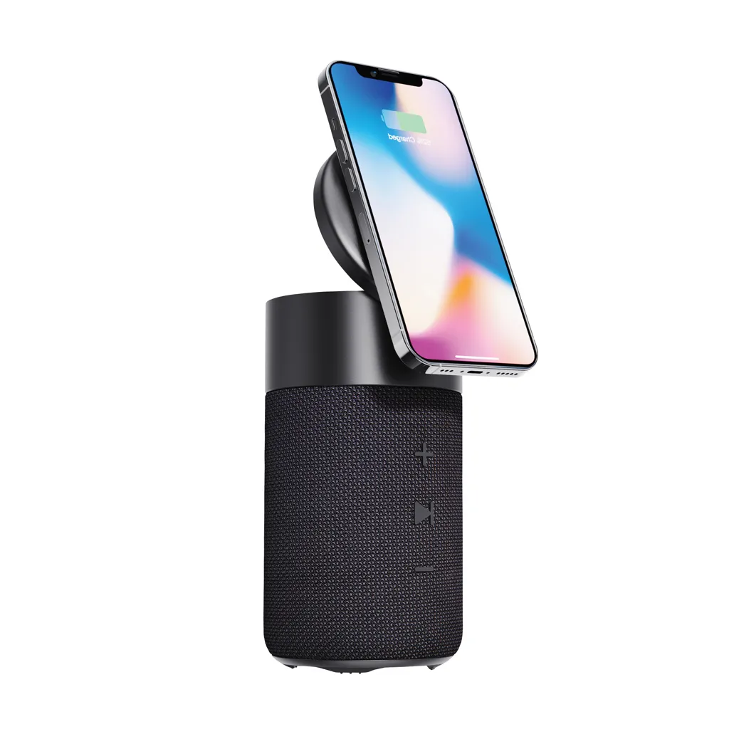 Urban Vitamin Anaheim RCS recycelter 10W Speaker,15W Charger, schwarz – Bild 4