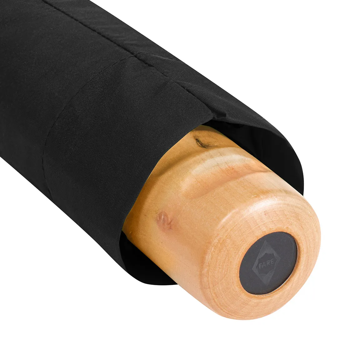 Taschenschirm ÖkoBrella, Ø 98 cm, Länge 26,5 cm, schwarz wS – Bild 6