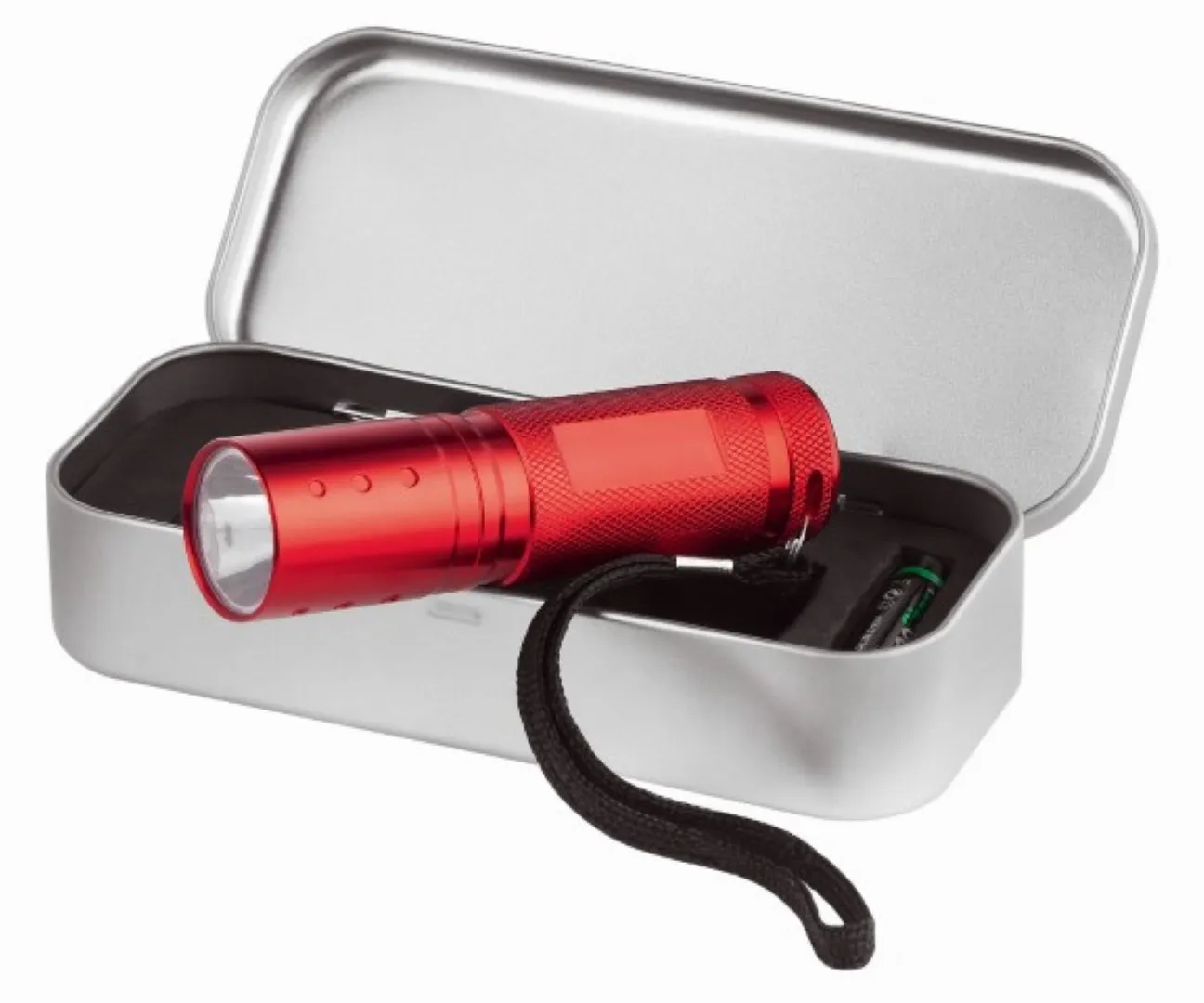 LED MegaBeam Taschenlampe "GoRed3Watt", rot – Bild 2