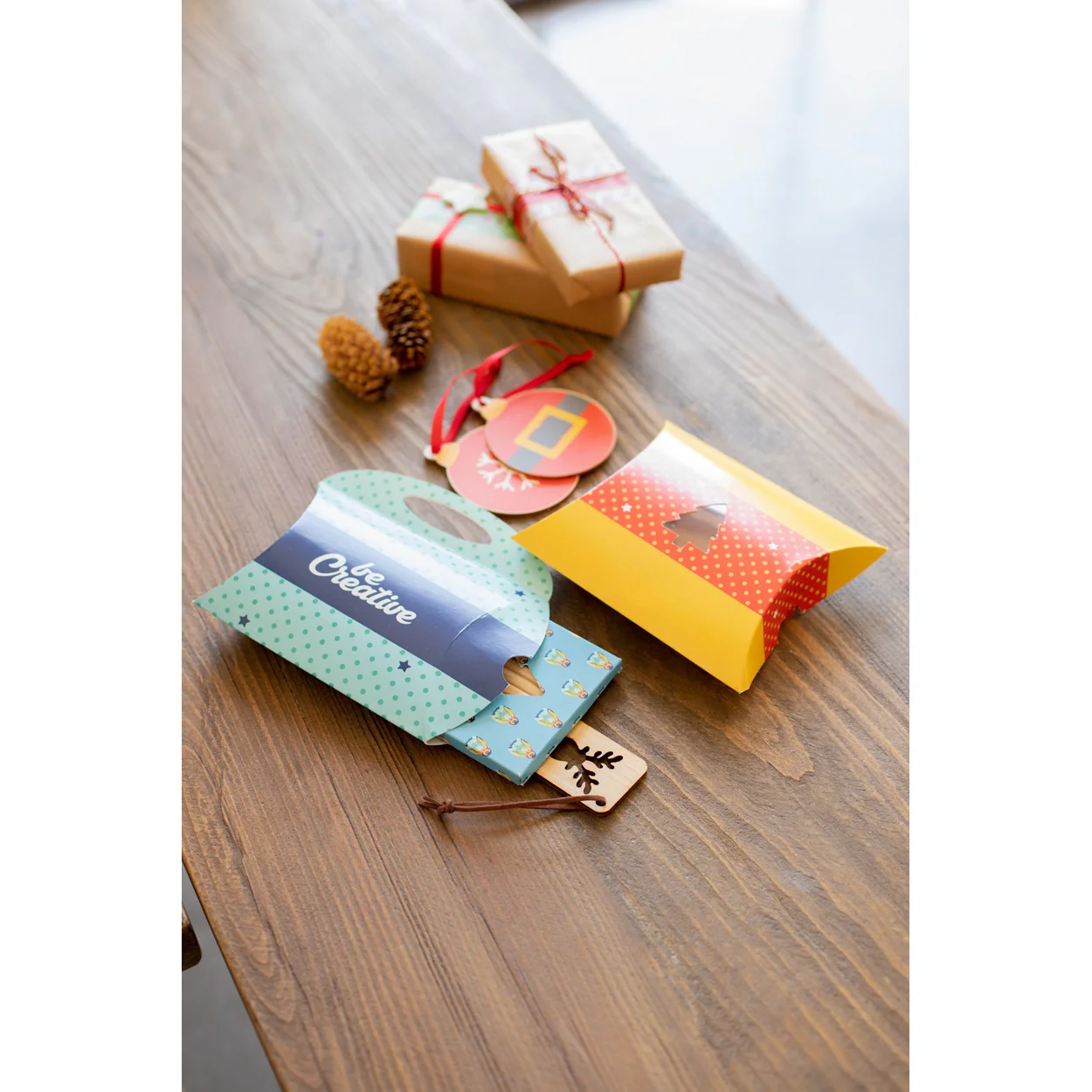 Kissenbox CreaBox Pillow Xmas S, weiß – Bild 5