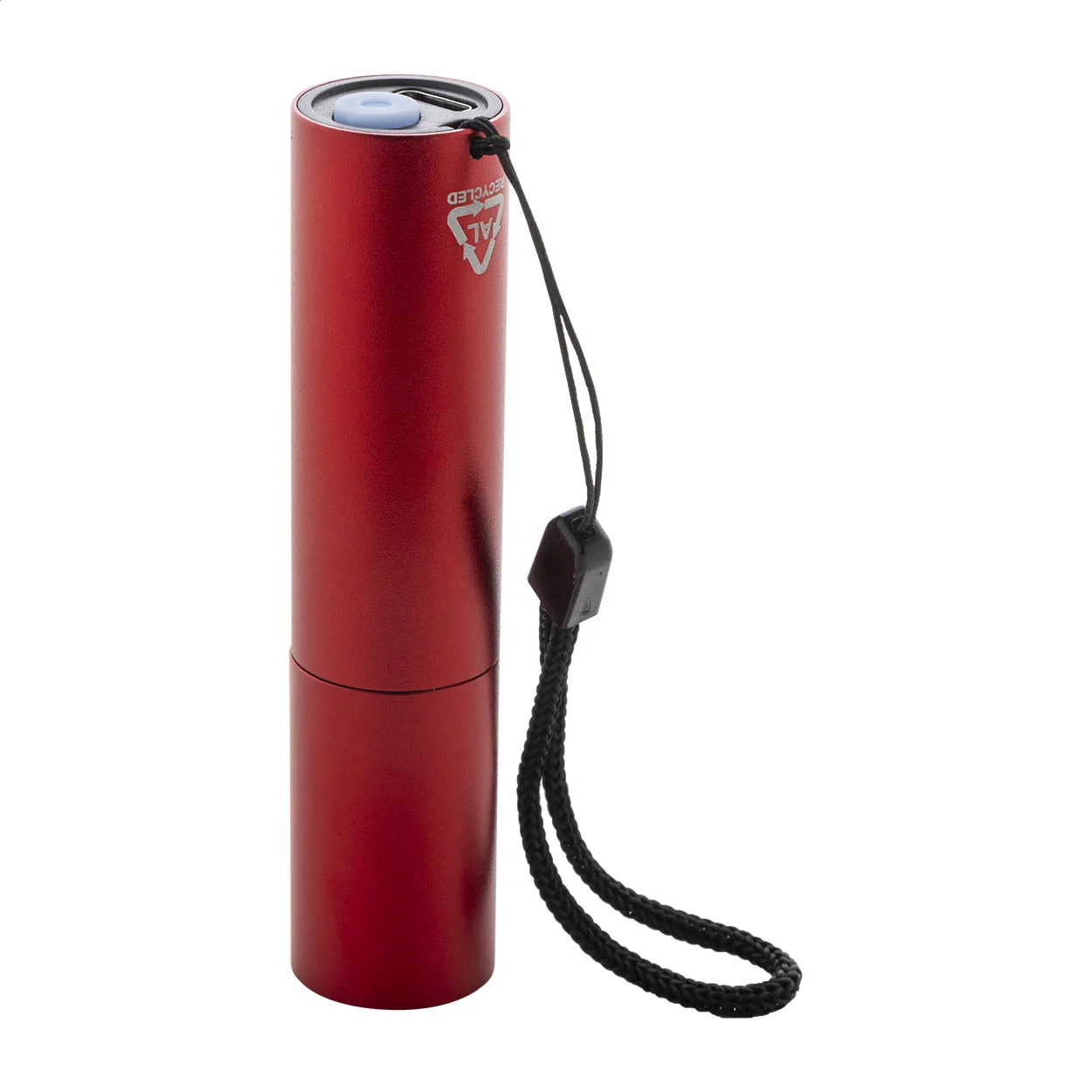 wiederaufladbare Taschenlampe aus recyceltem Aluminium Chargelight Tone, rot – Bild 7