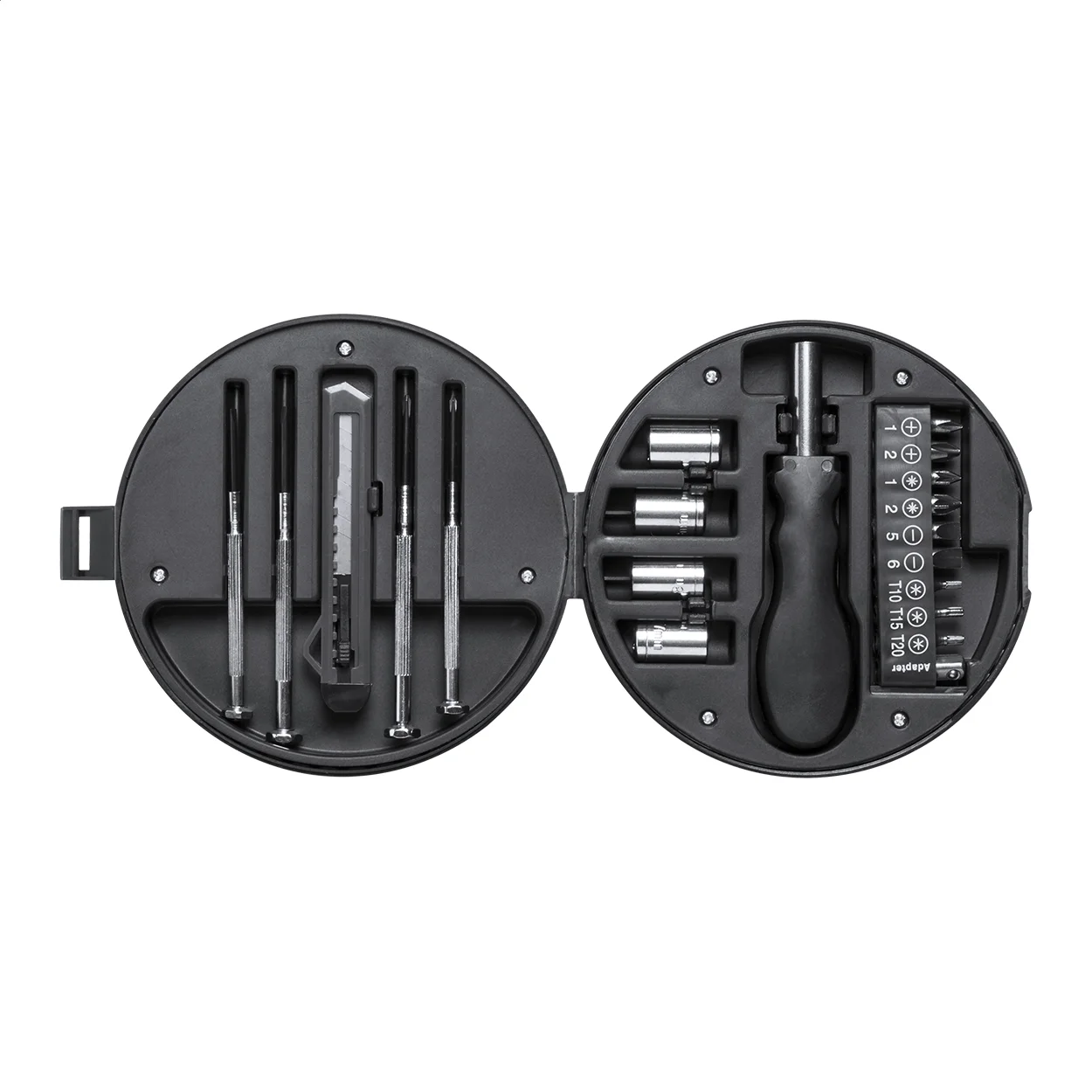 Werkzeug-Set Fangio, schwarz – Bild 2