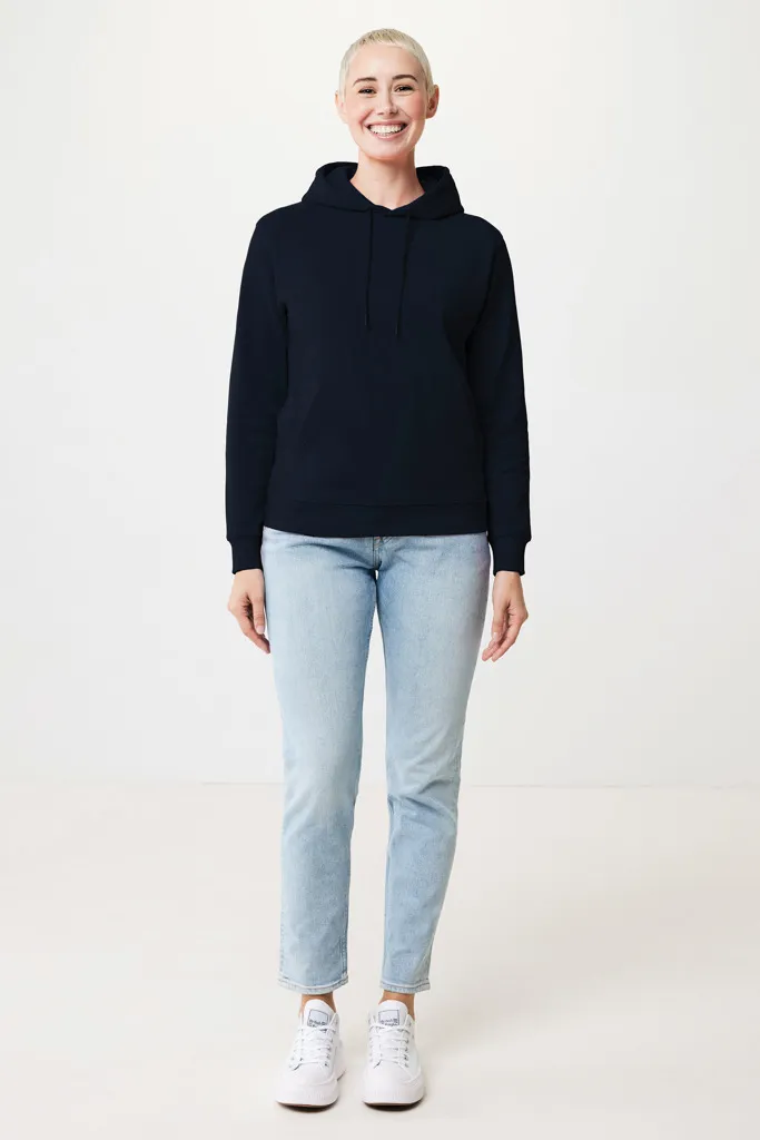 IQONIQ Jasper Hoodie aus recycelter Baumwolle, navy blau – Bild 5