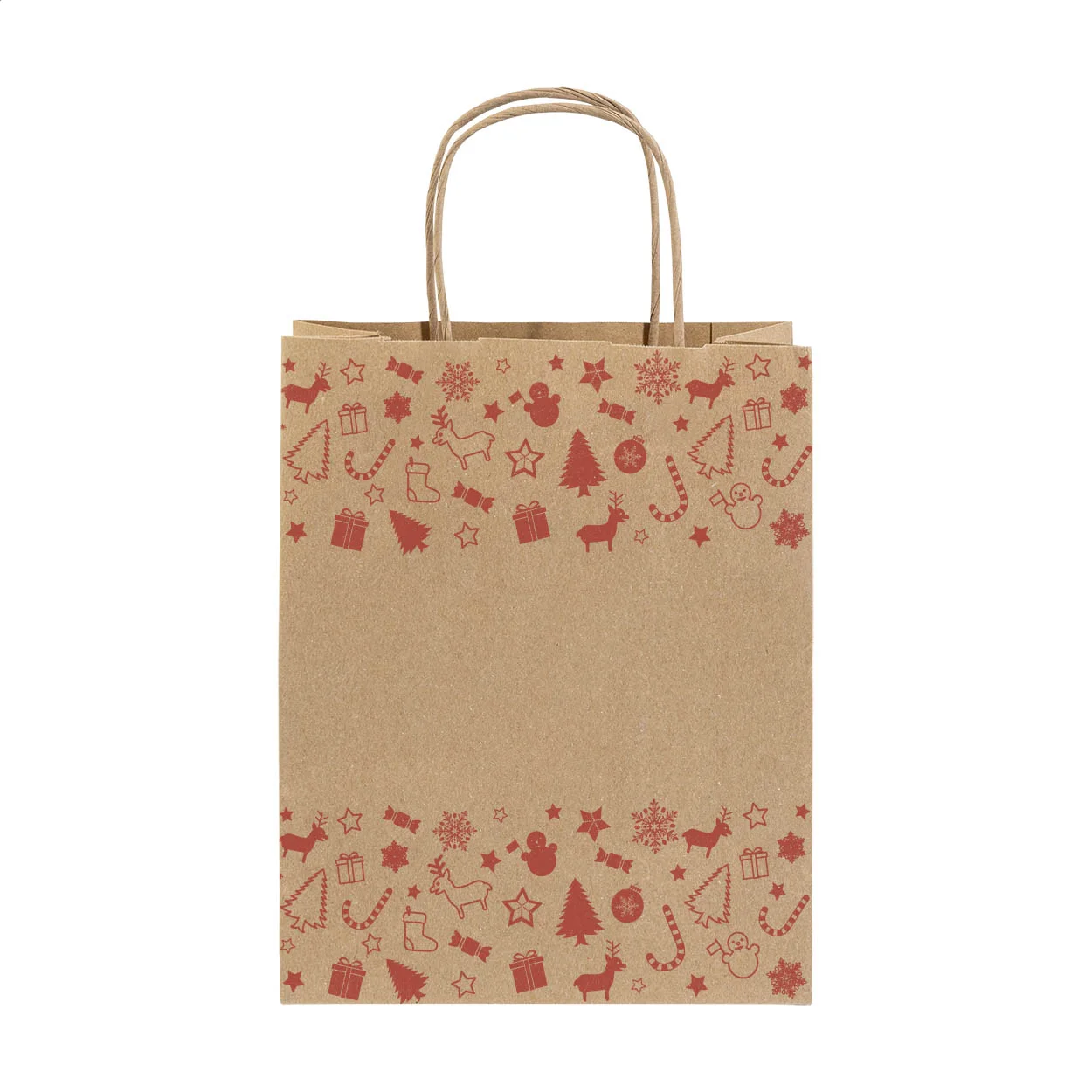 Weihnachtsgeschenktasche Julegave M, mittel, natur – Bild 3