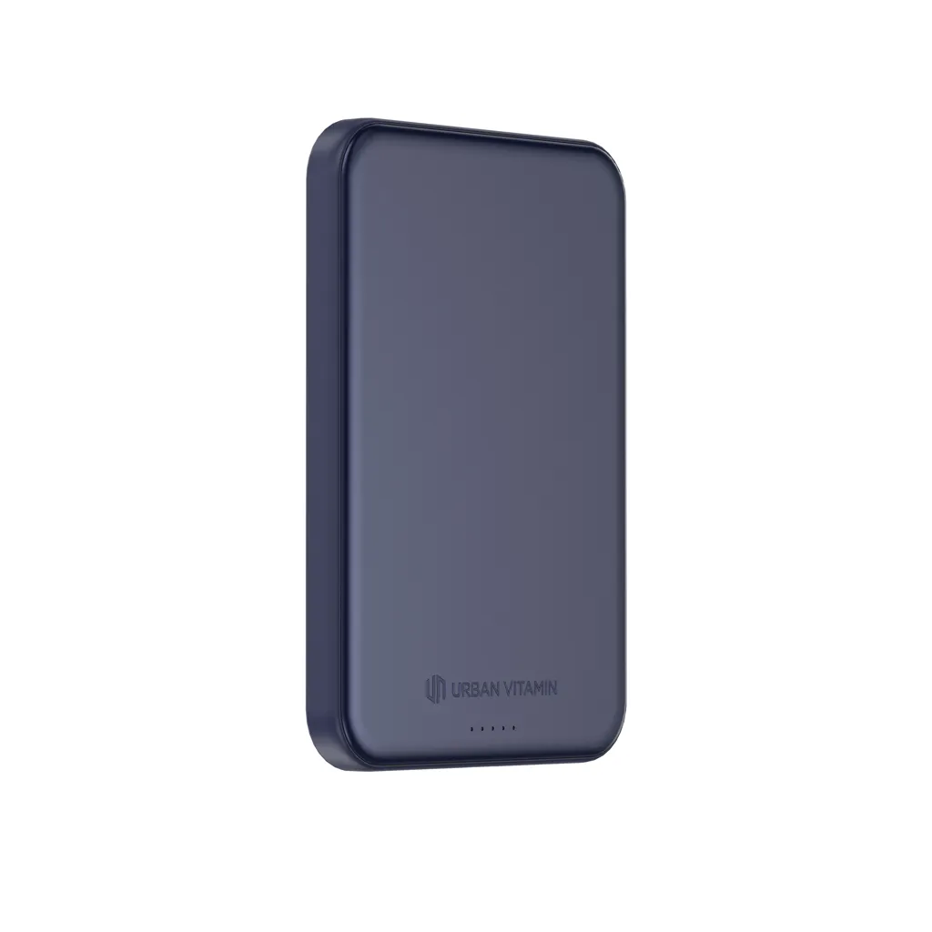 Urban Vitamin Pomona 5000mAh Qi2.2 25W magnetische Powerbank, blau – Bild 2