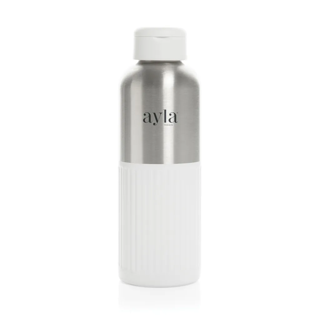 Ripple RCS R-Steel auslaufsichere Wasserflasche 750ml, weiß – Bild 7