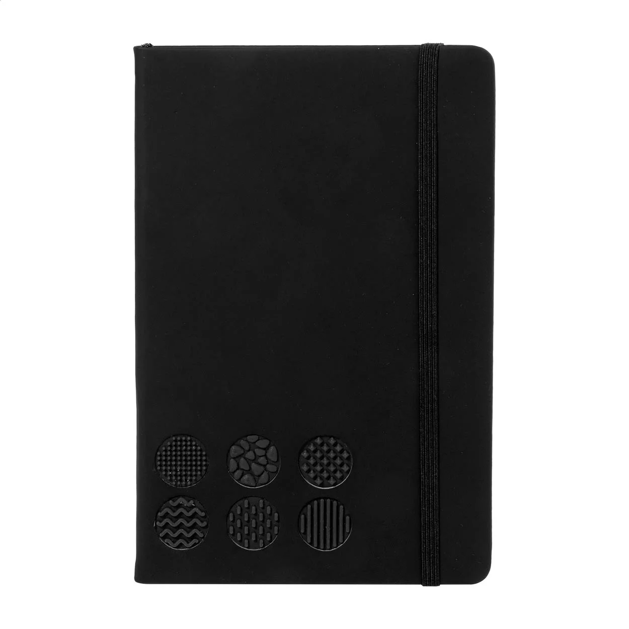 Antistress-Notizbuch Senspuk aus RPU, schwarz – Bild 2
