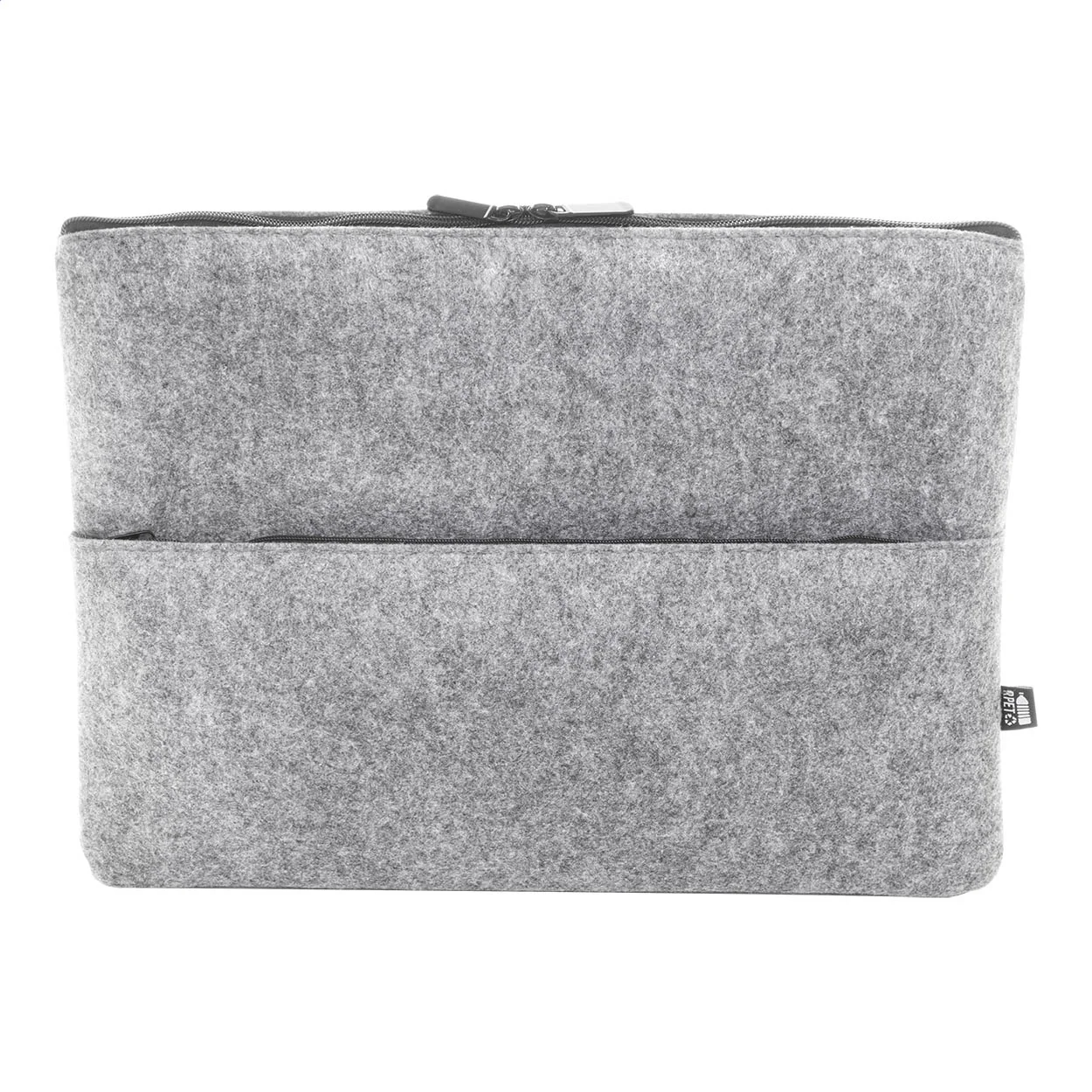 RPET-Filz-Laptoptasche Refelt Comp, grau – Bild 2