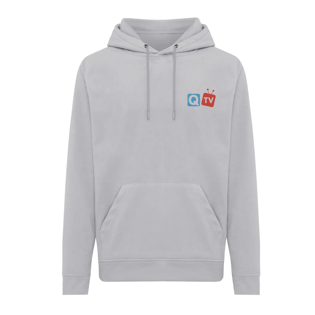 IQONIQ Trivor Mikrofleece-Kapuzen-Pulli aus recyc. Polyester, storm grey – Bild 3