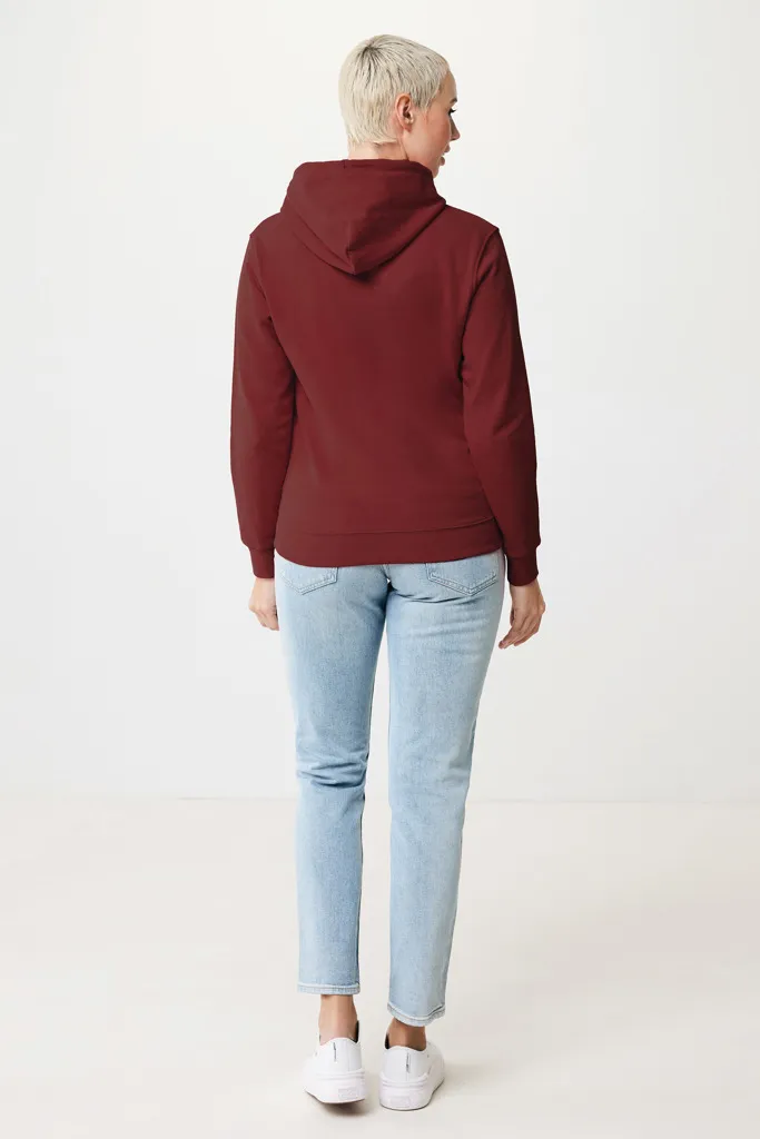 IQONIQ Jasper Hoodie aus recycelter Baumwolle, burgunderrot – Bild 6