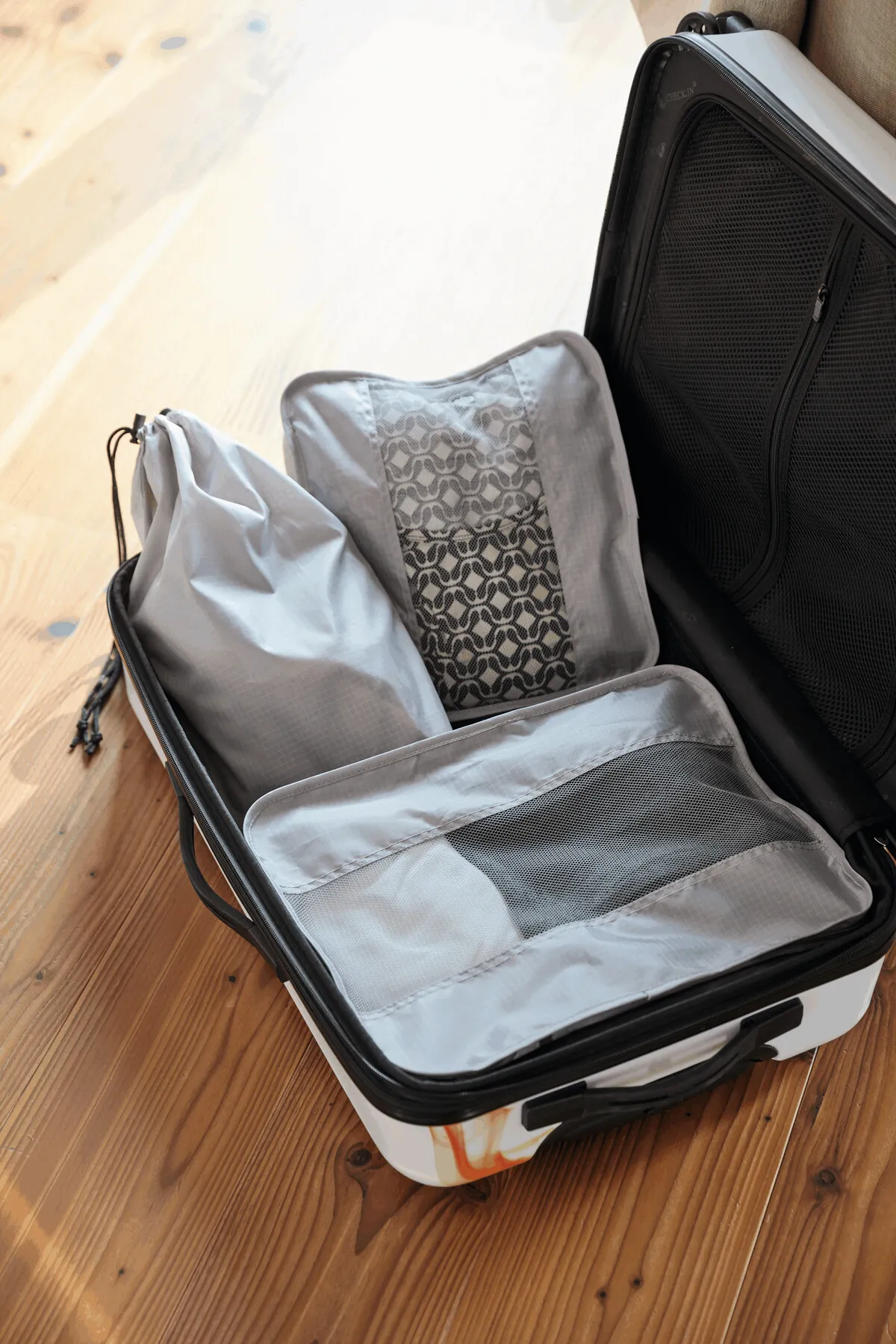 TRAVEL ATTENDANT - Reise-Set, 3-teilig grau, grau – Bild 16
