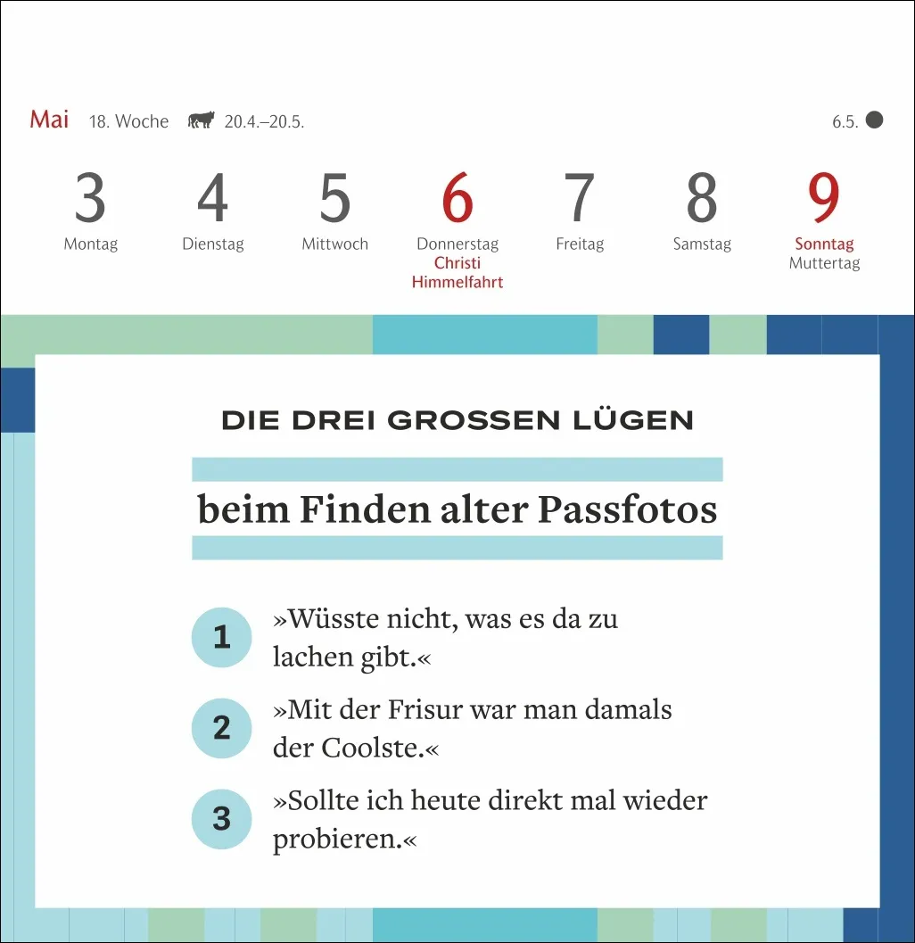Die drei großen Lügen Premium-Postkartenkalender 2027 – Bild 8