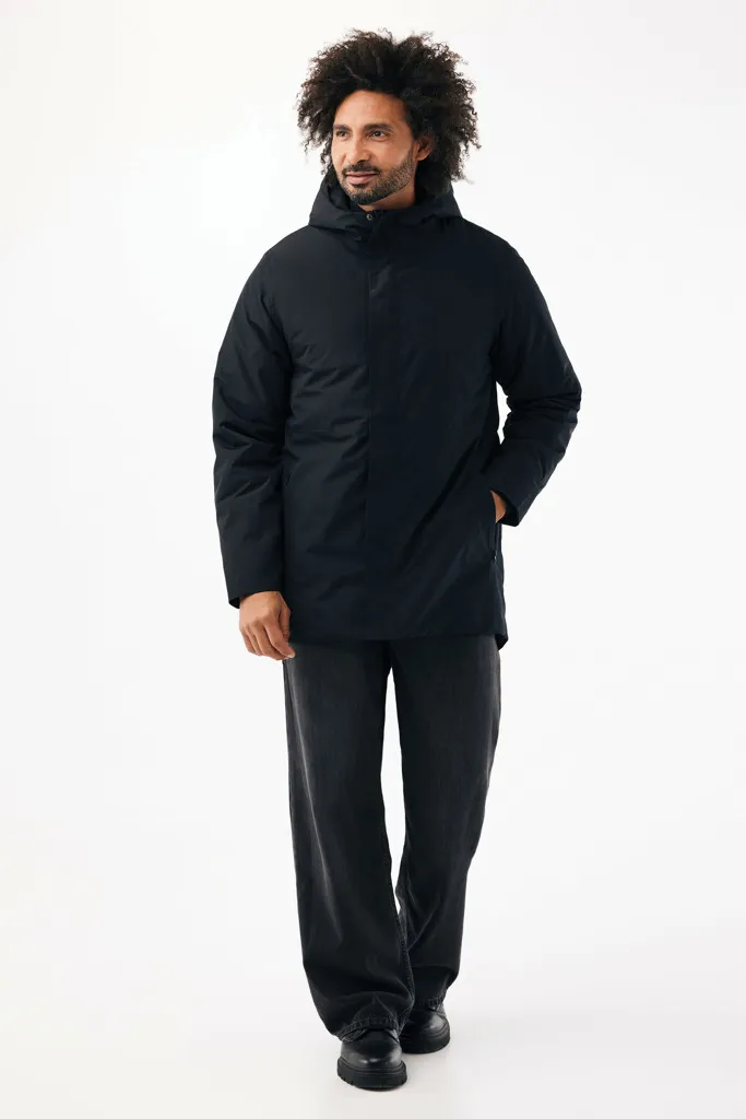 IQONIQ Thelon Parka aus recyceltem Polyester, schwarz – Bild 5