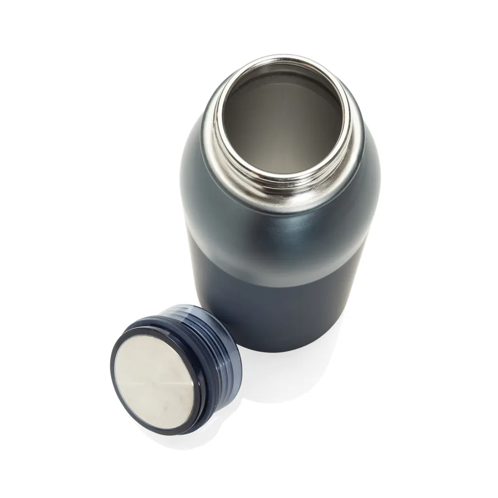 Duoloop einwändige Trinkflasche aus RCS rec. Stahl 780ml, navy blau – Bild 4