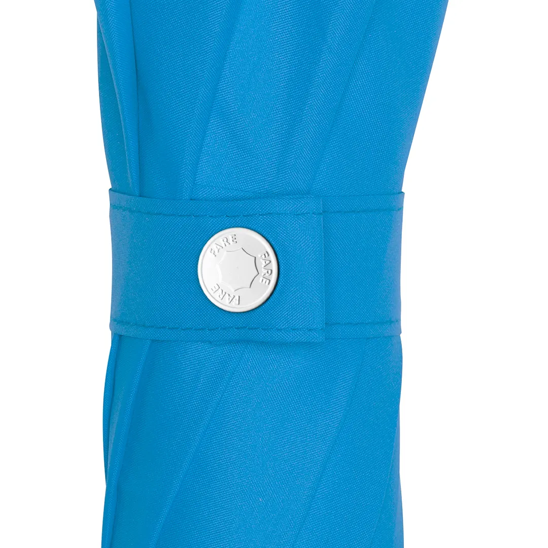 AC-Midsize-Stockschirm FARE® Whiteline, cyan – Bild 4