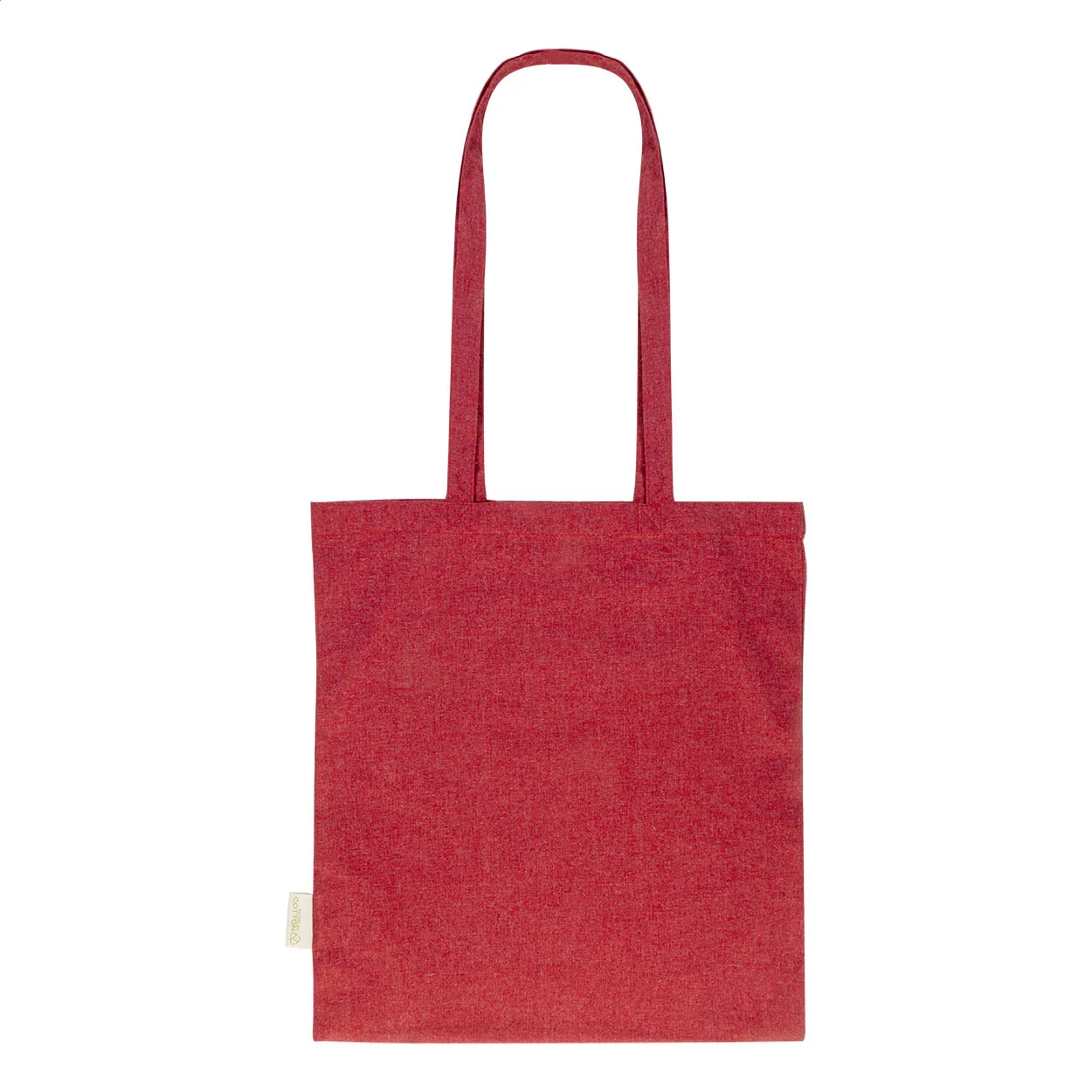 Einkaufstasche Totepex Hue aus recycelter Baumwolle, rot – Bild 3