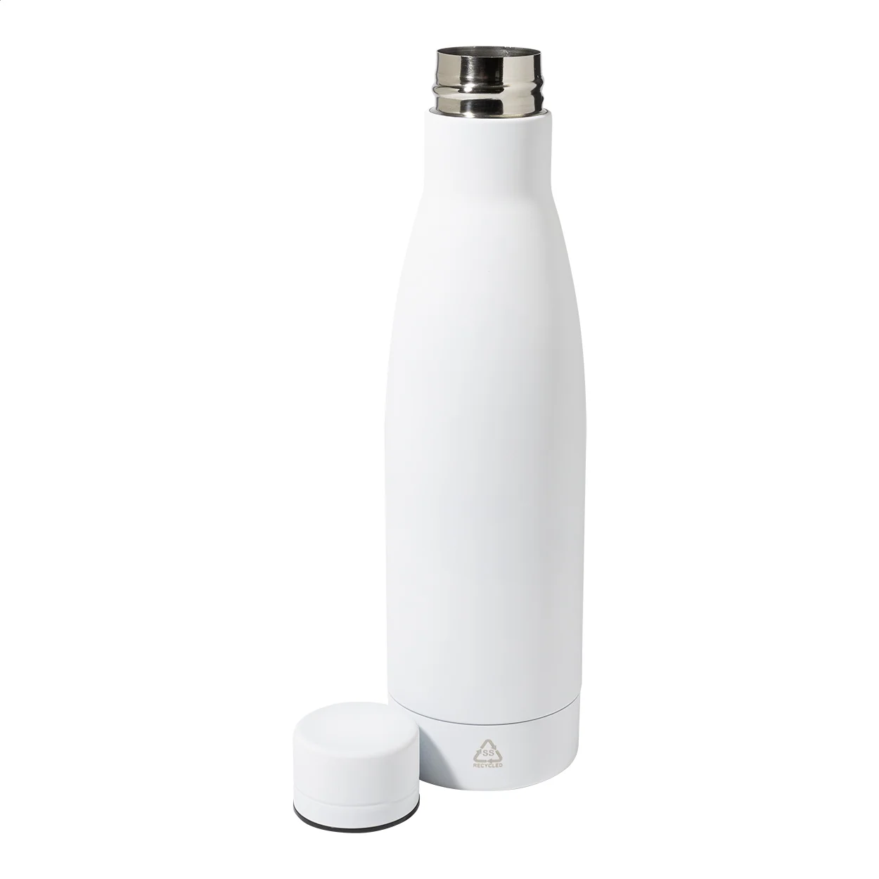Flasche Rubbar aus recyceltem Edelstahl, weiß – Bild 2
