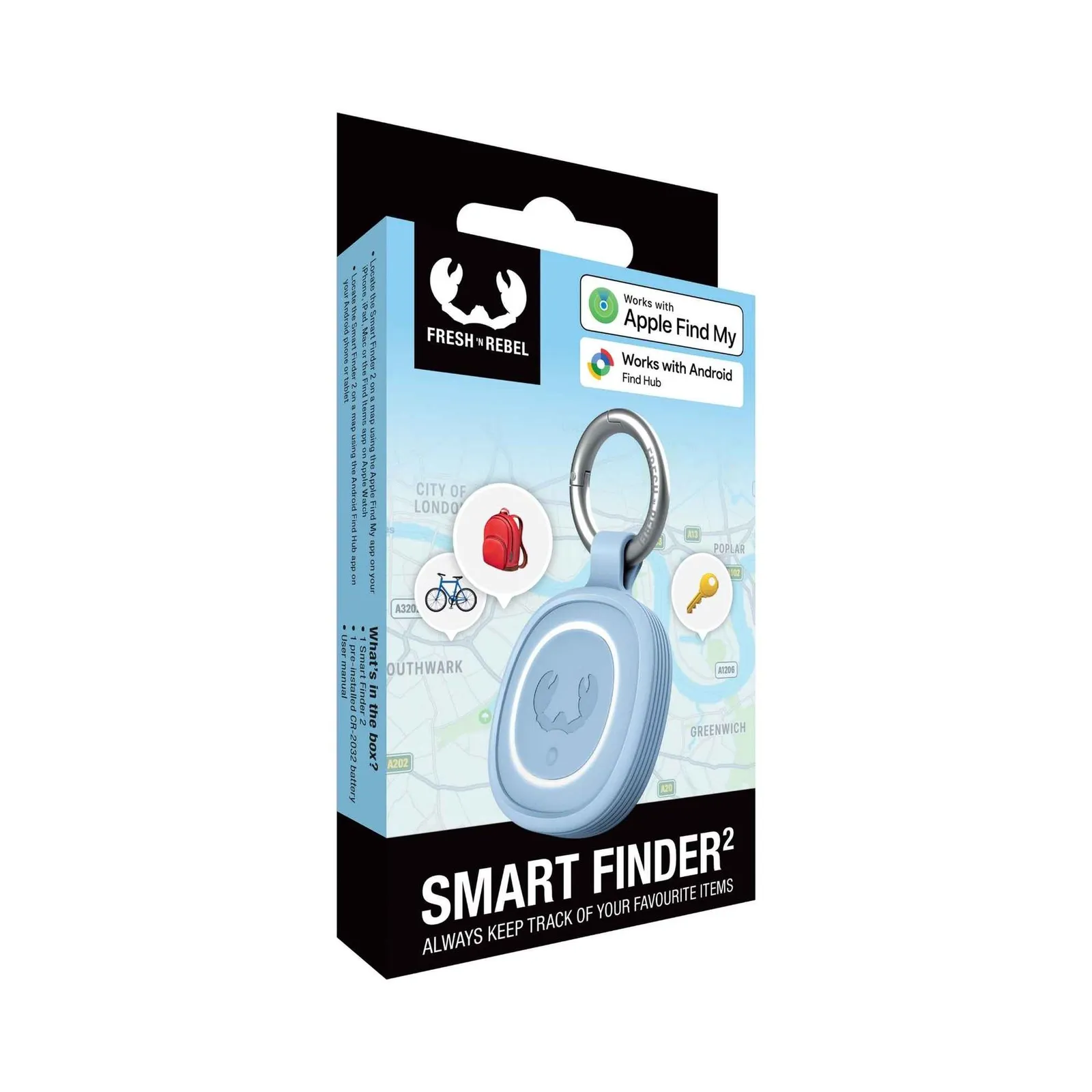 Fresh 'n Rebel Smart Finder 2, Leuchtblau – Bild 2