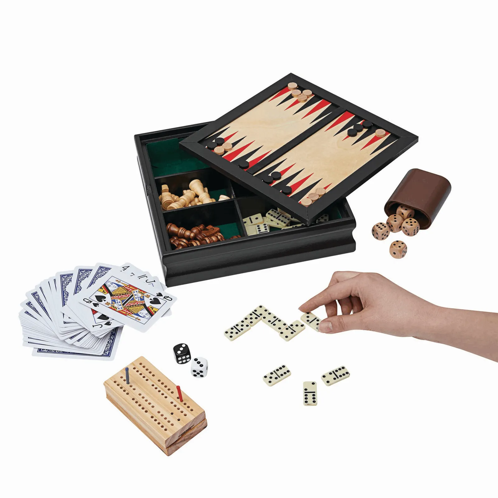 FAMILY-FUN - Spielesammlung braun, braun – Bild 6