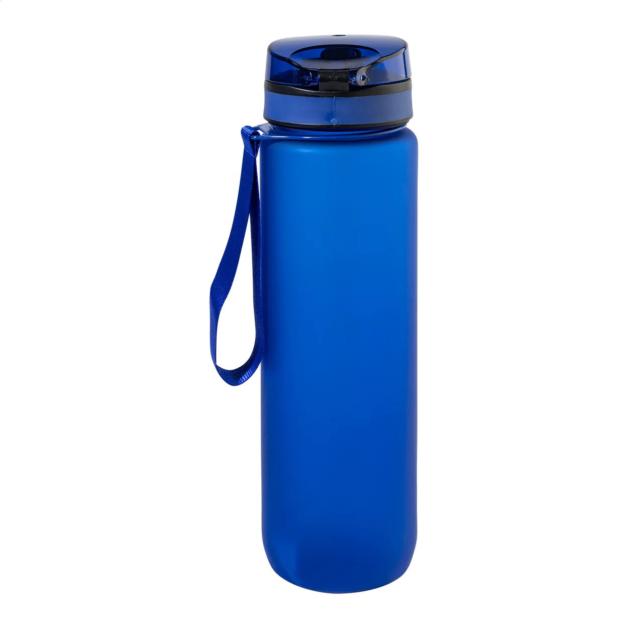 RPET Flasche mit Motivationsanzeige Sipcount, blau – Bild 3
