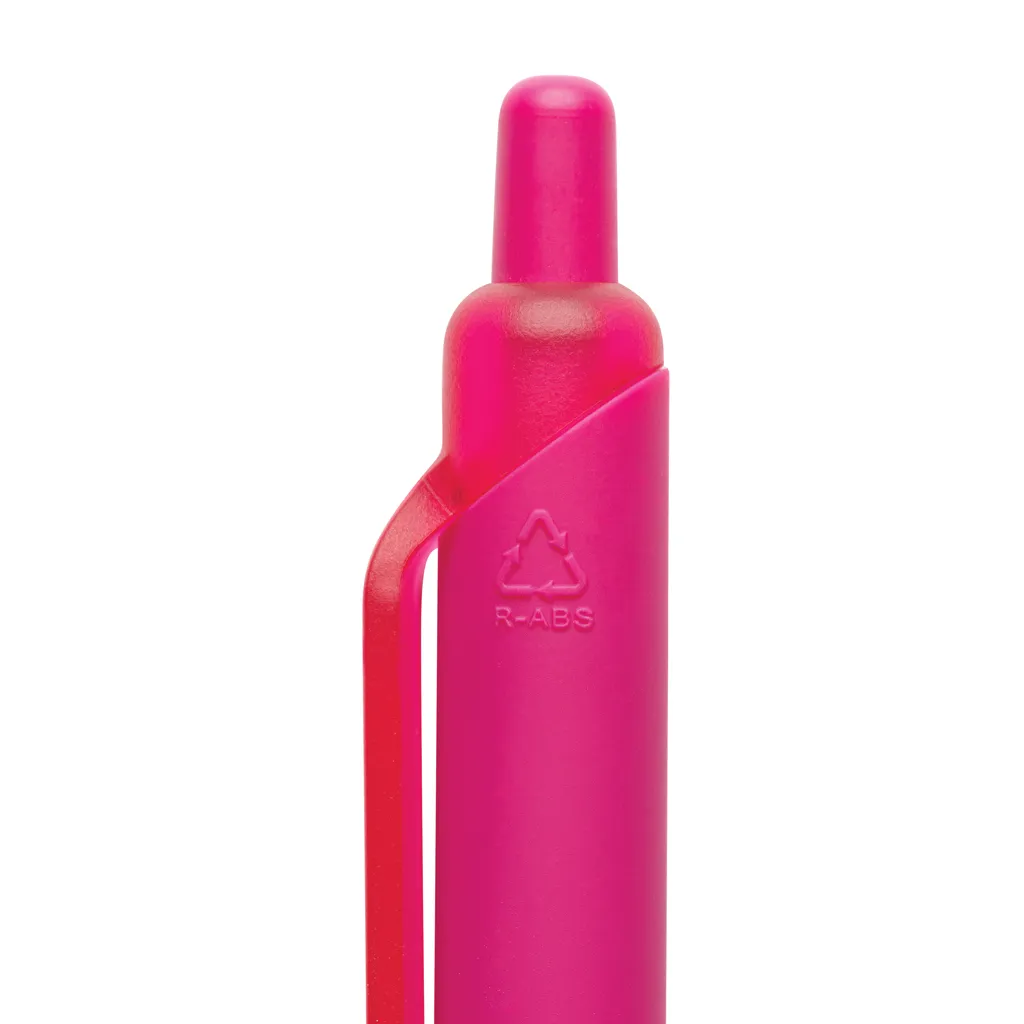 Tide Smooth Touch Stift aus GRS zertifiziert recyceltem ABS, rosa – Bild 3