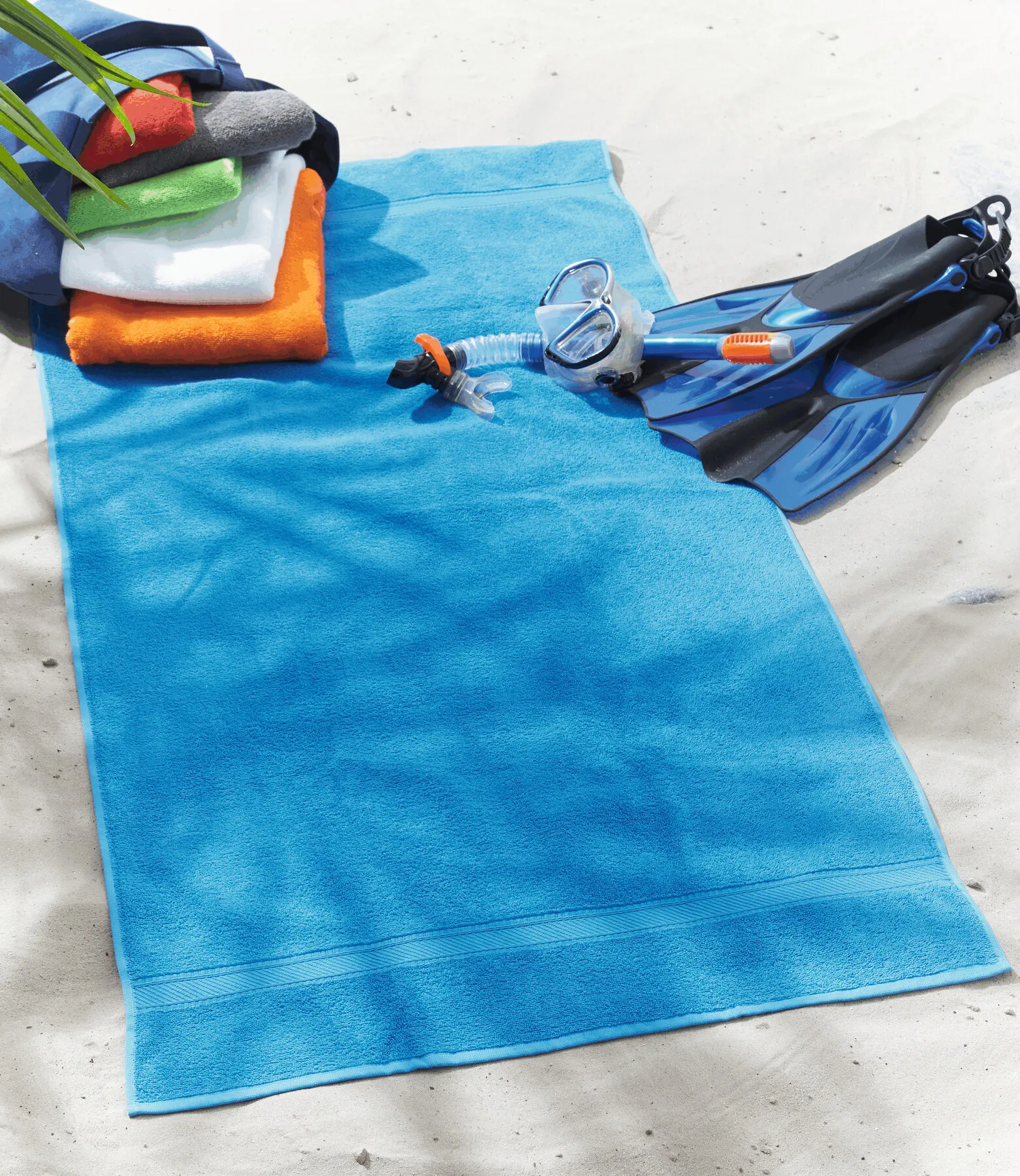 SUMMER TRIP - Strandhandtuch, blau – Bild 4