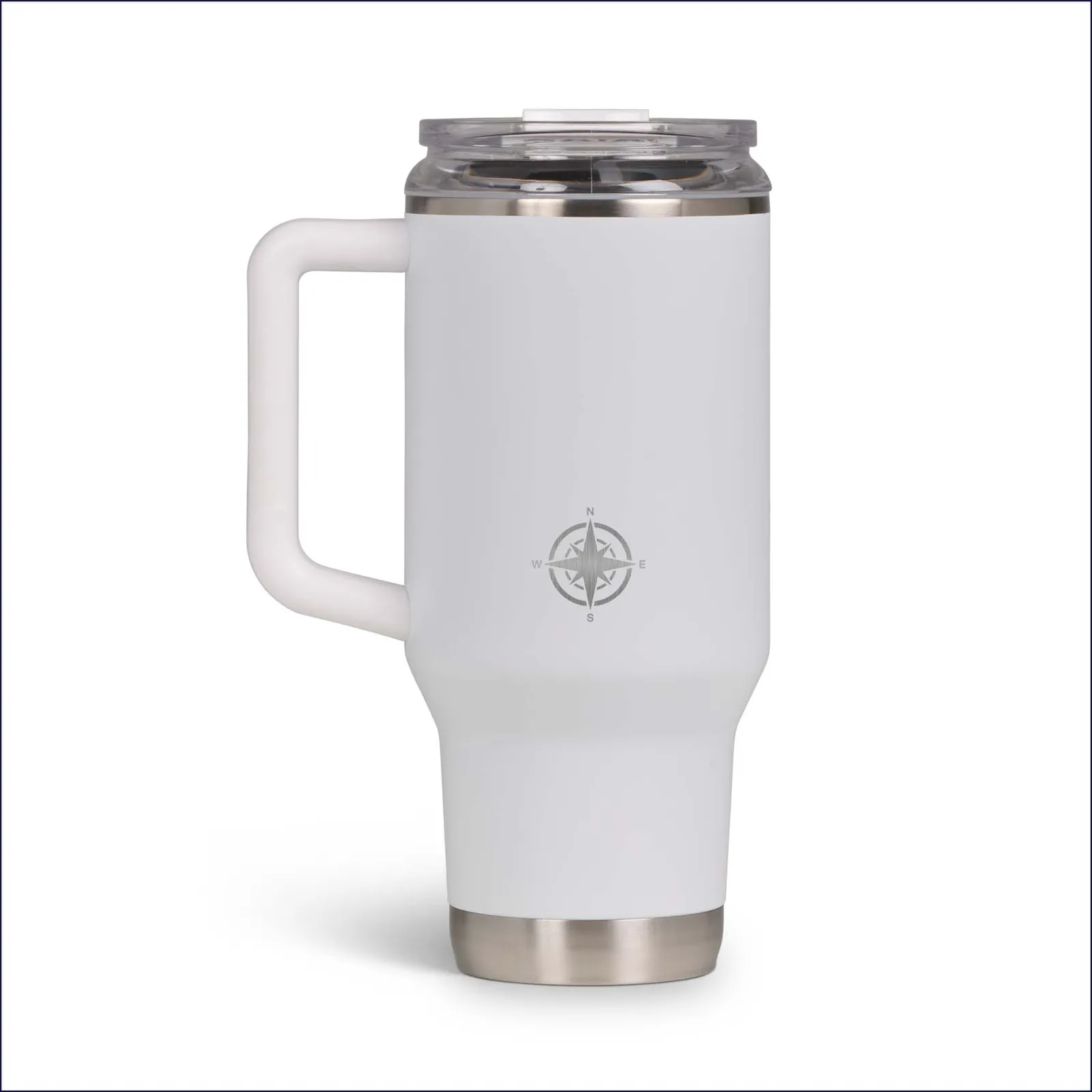 Igloo Flip n Sip Reisebecher, Weiß – Bild 4