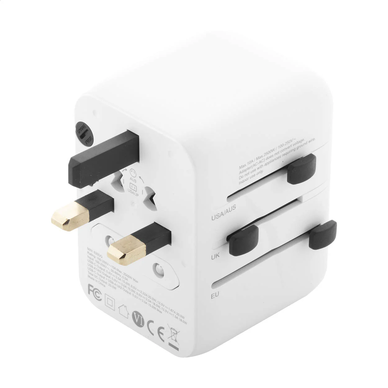 Reiseadapter Jetsetter Plus, weiß – Bild 8
