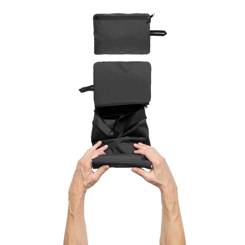 Dillon AWARE™ RPET faltbare Sporttasche, schwarz – Bild 5