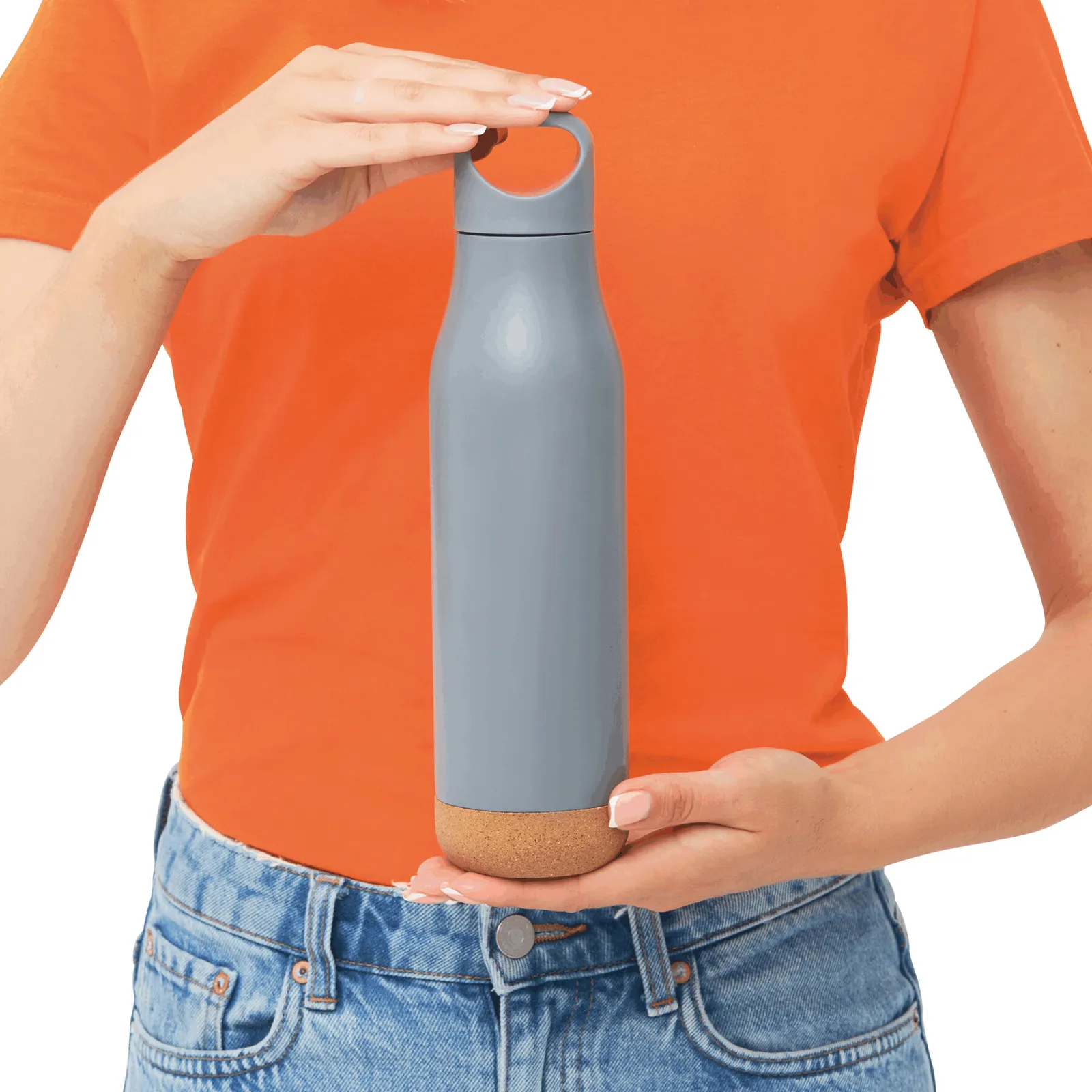 CORKY LEGEND - Vakuum-Isolierflasche grau, grau – Bild 8