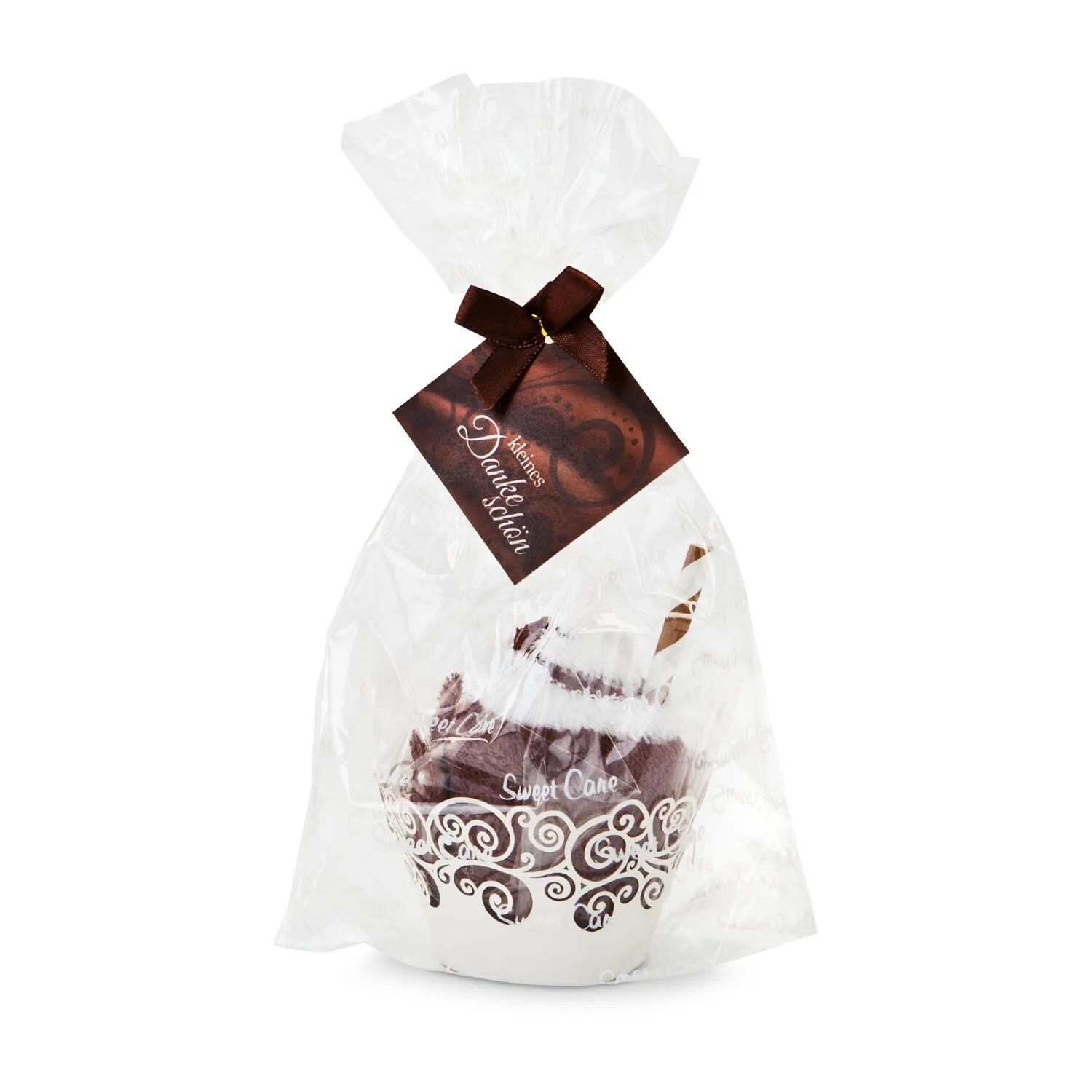 Wellness-Geschenkset: Cupcake, braun – Bild 2