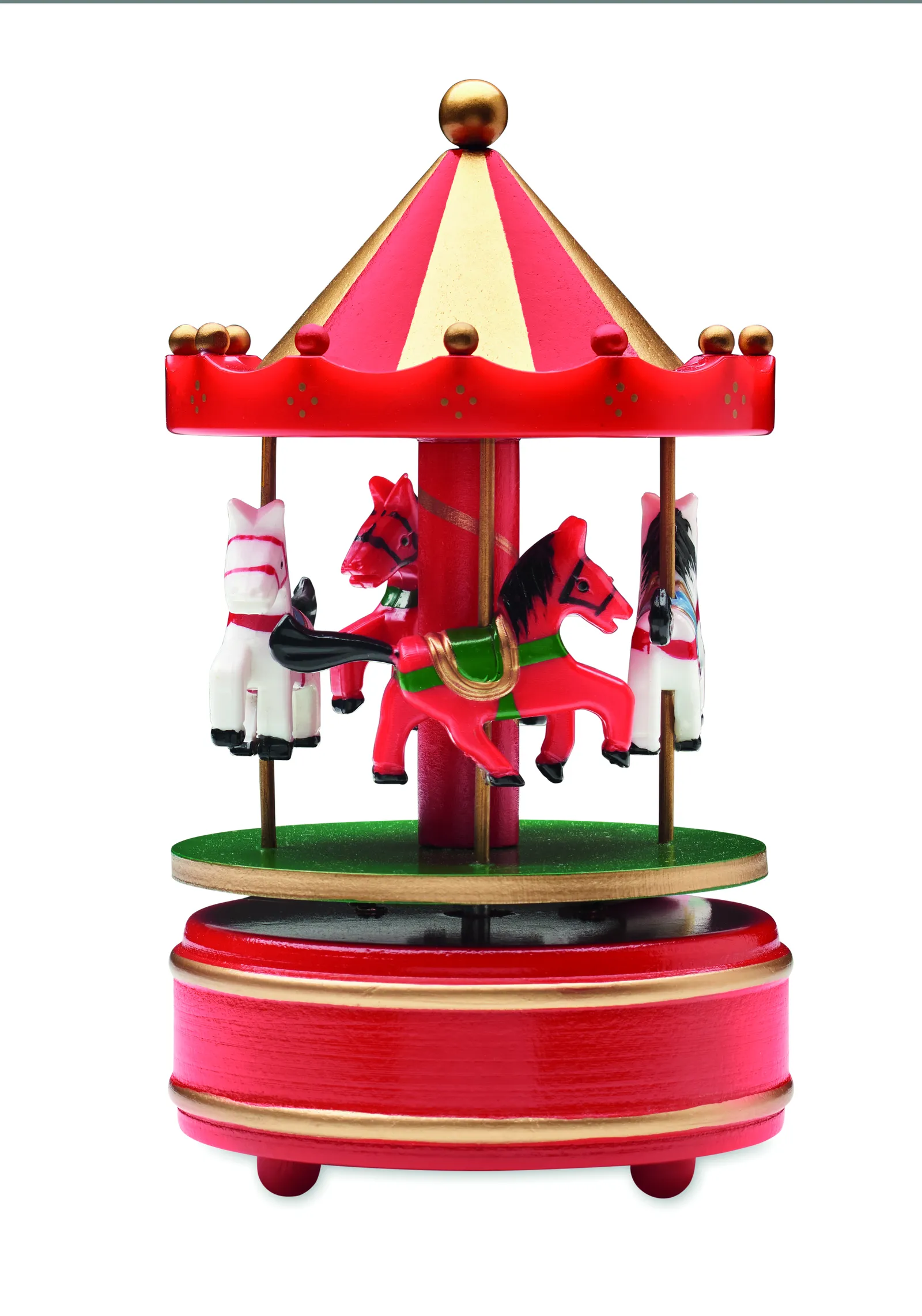 WHIRLY Mini-Karussell-Spieldose, Mehrfarbig – Bild 4