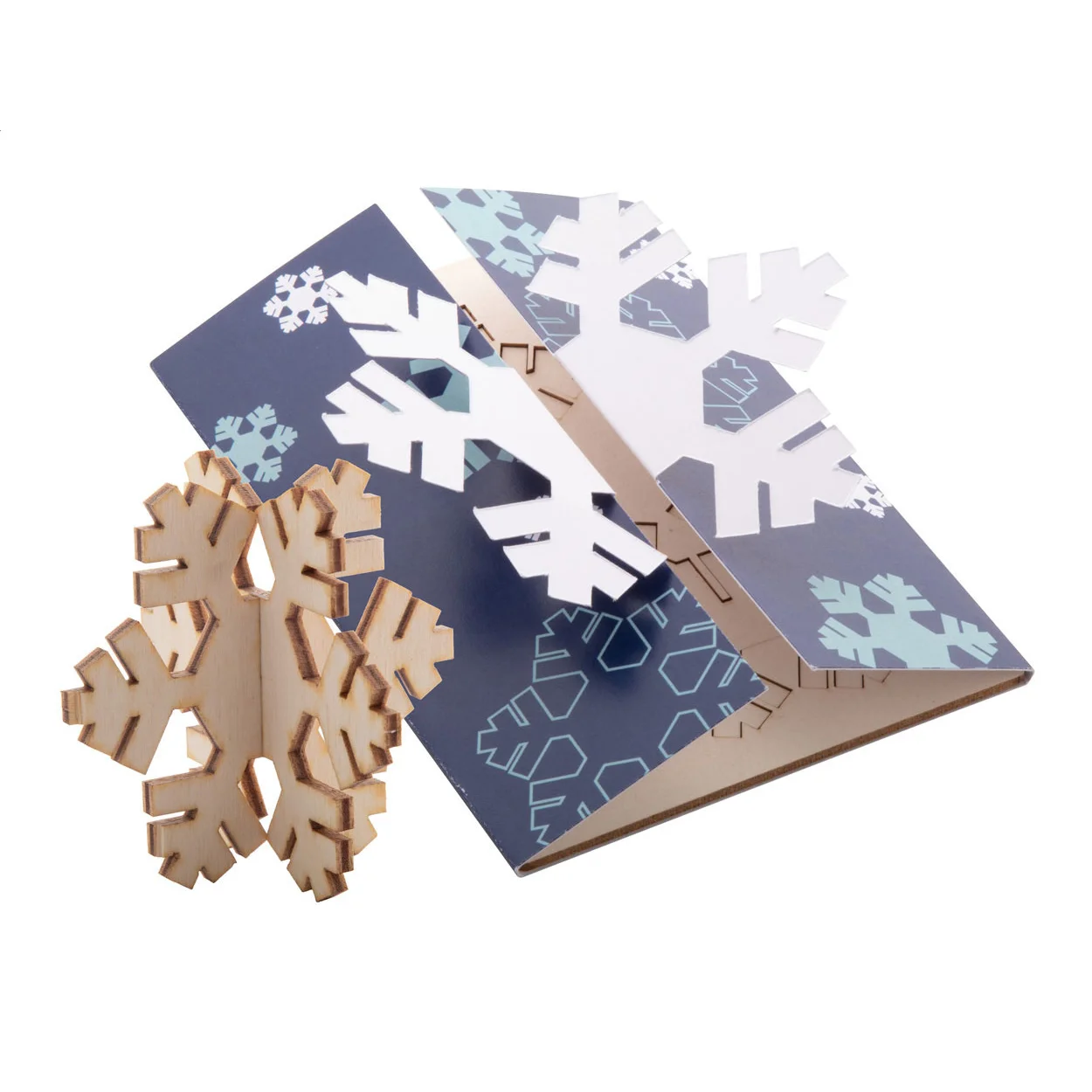 Weihnachtskarte Creax Plus, Schneeflocke